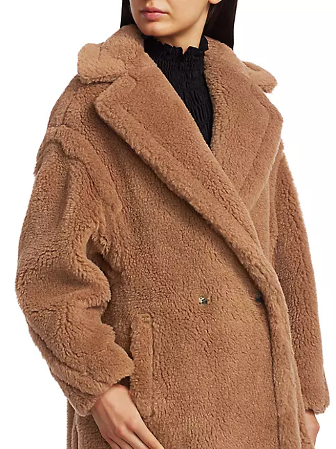 Max Mara Teddy Bear Icon Coat Camel Size Small New With Tags