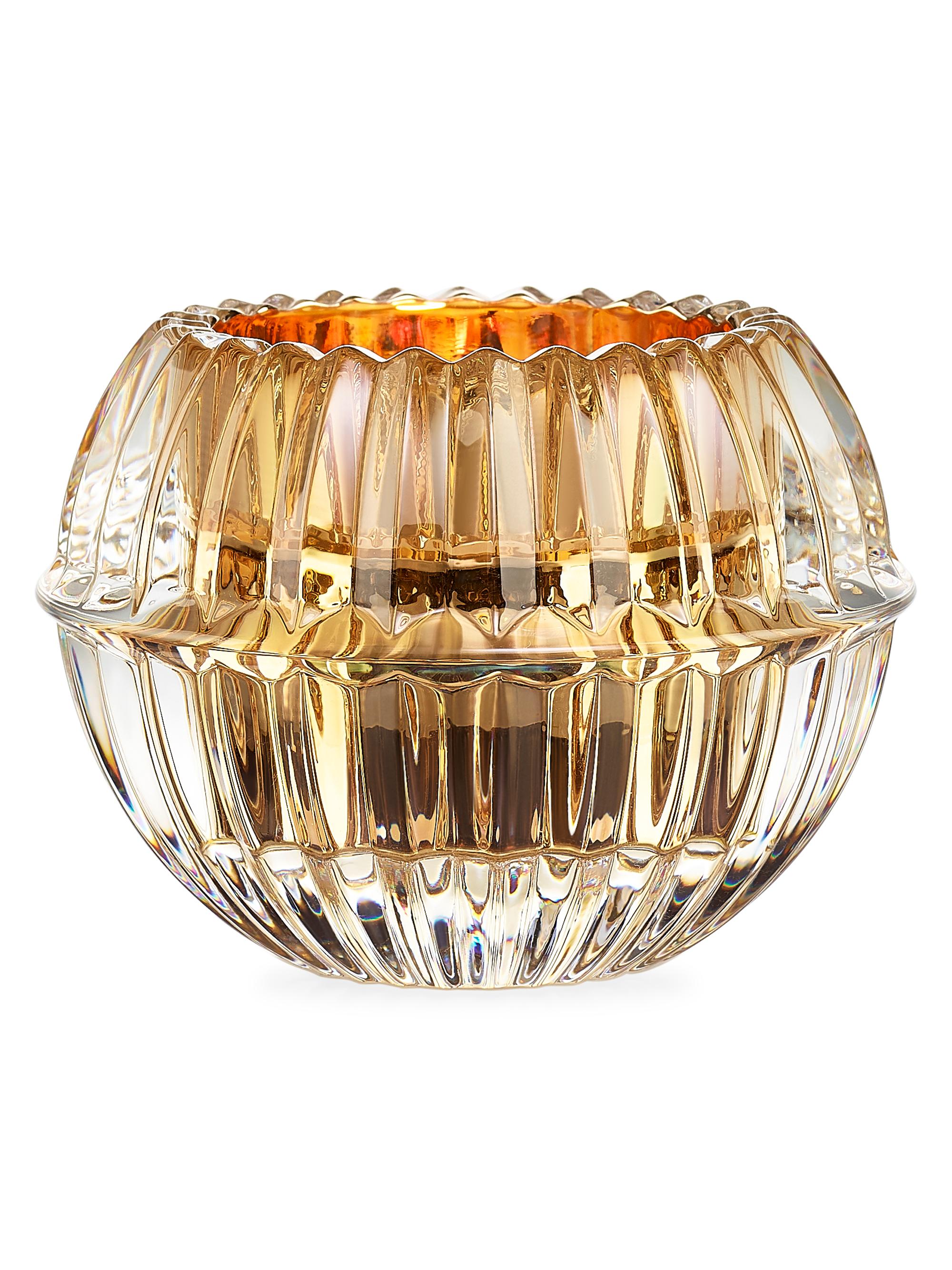 Mille Nuits 24K Gold &amp; Crystal Votive