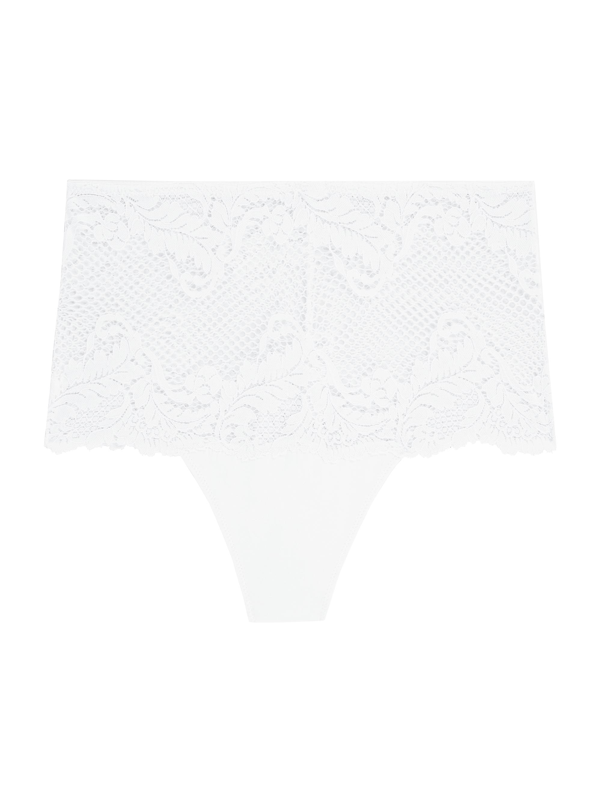 Le Mystere Women's Lace Allure High-Waist Panty - Coconut