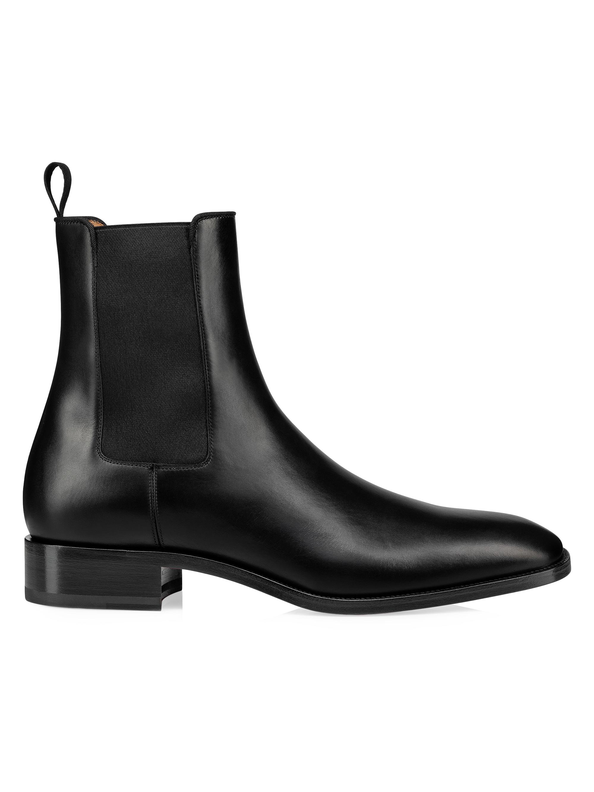 saint laurent wyatt boots エディ Saint Laurent Wyatt Leather Chelsea Boots | Saks Fifth Avenue