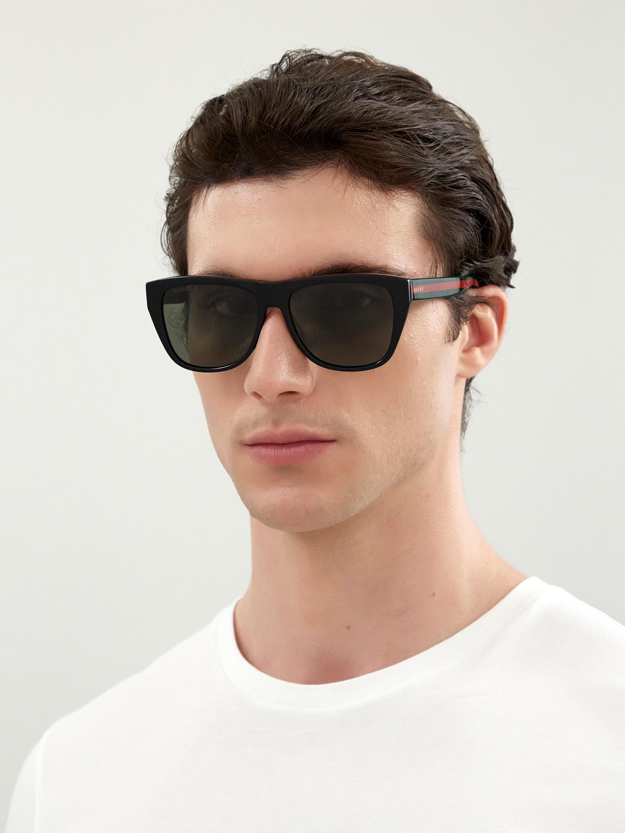 Gucci Web 57MM Sunglasses | Saks Fifth Avenue