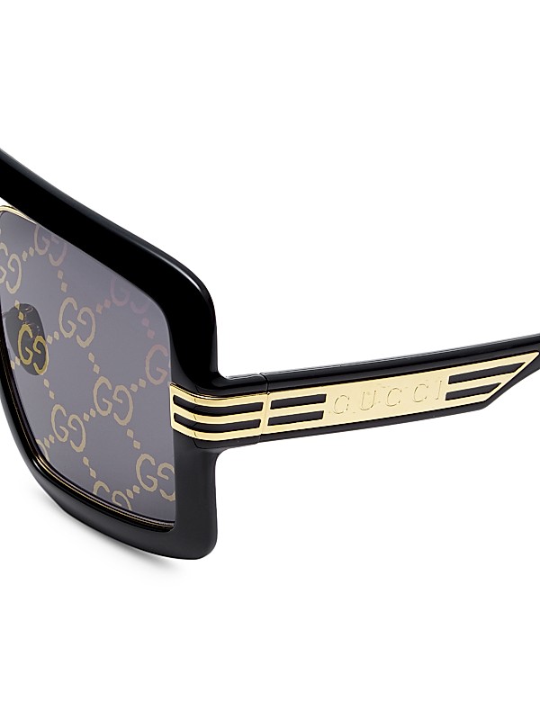 Shop Gucci 60MM Injection Mask Sunglasses | Saks Fifth Avenue Shop Gucci 60MM Injection Mask Sunglasses | Saks Fifth Avenue
