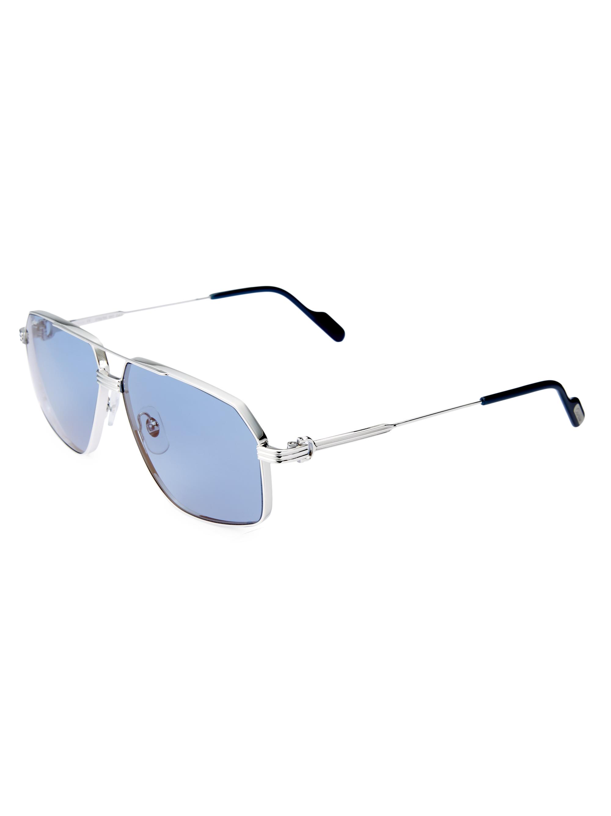 Cartier Core Range 61MM Pilot Sunglasses | Saks Fifth Avenue