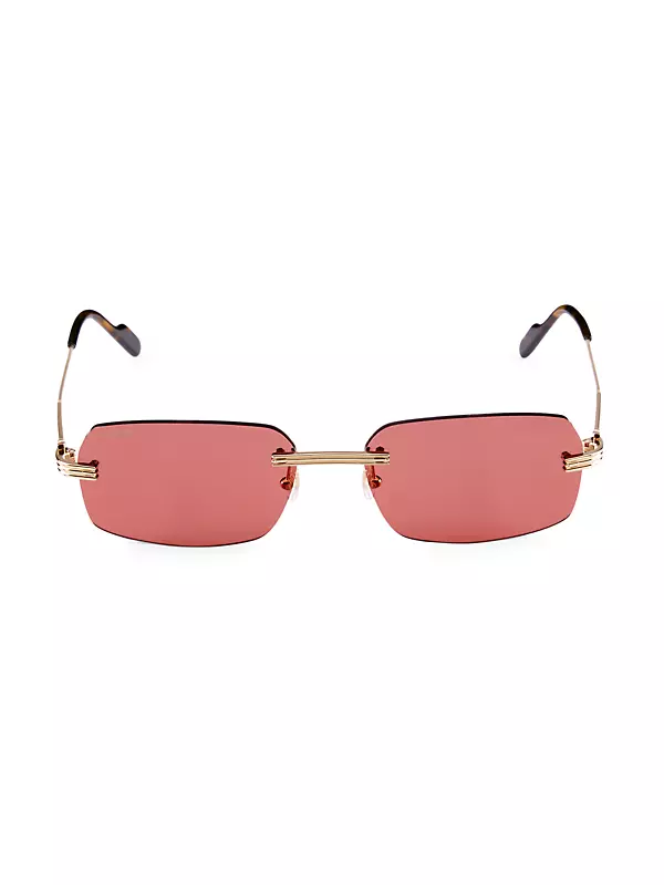 Louis Vuitton LV Glam Square Sunglasses Pink Metal. Size U