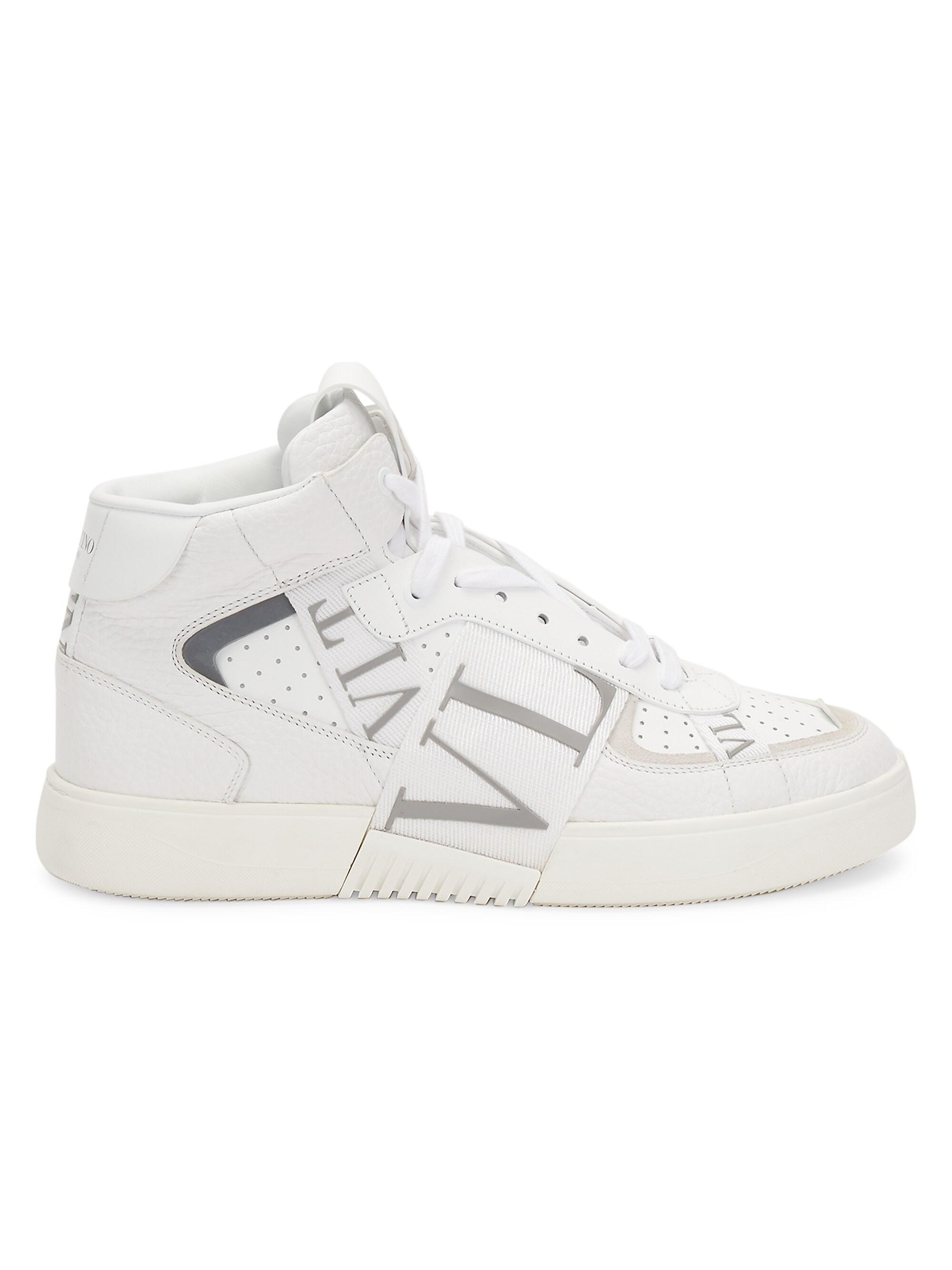Valentino Garavani Men's VLN High-Top Sneakers - Bianco