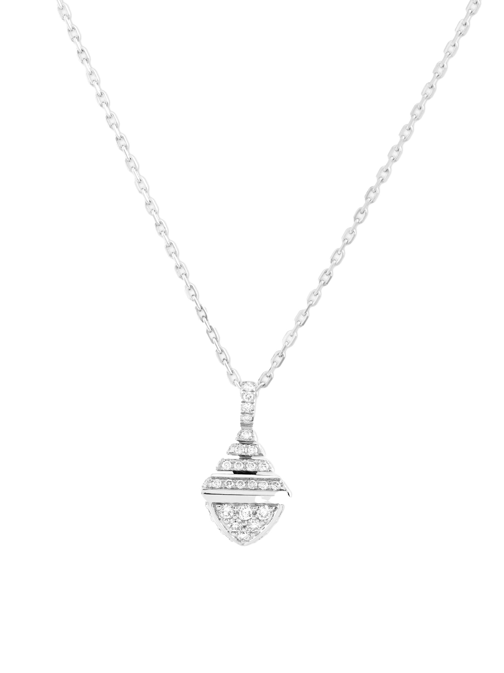 Marli Women's 18K White Gold & Diamond Pendant Necklace - White Gold