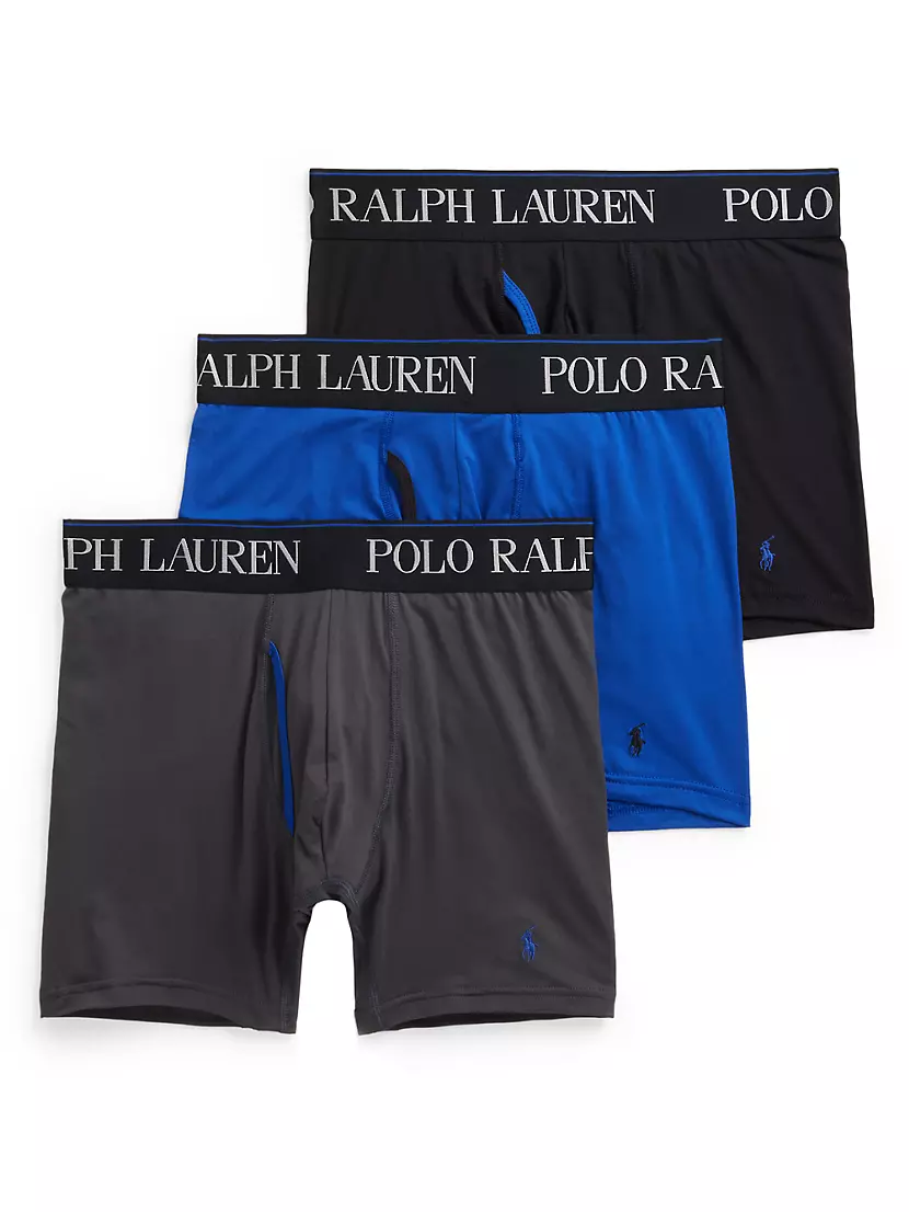 Shop Polo Ralph Lauren 3-Pack 4D Flex Boxer Briefs
