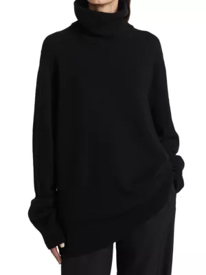 The Row cut-out detail cashmere jumper - Black