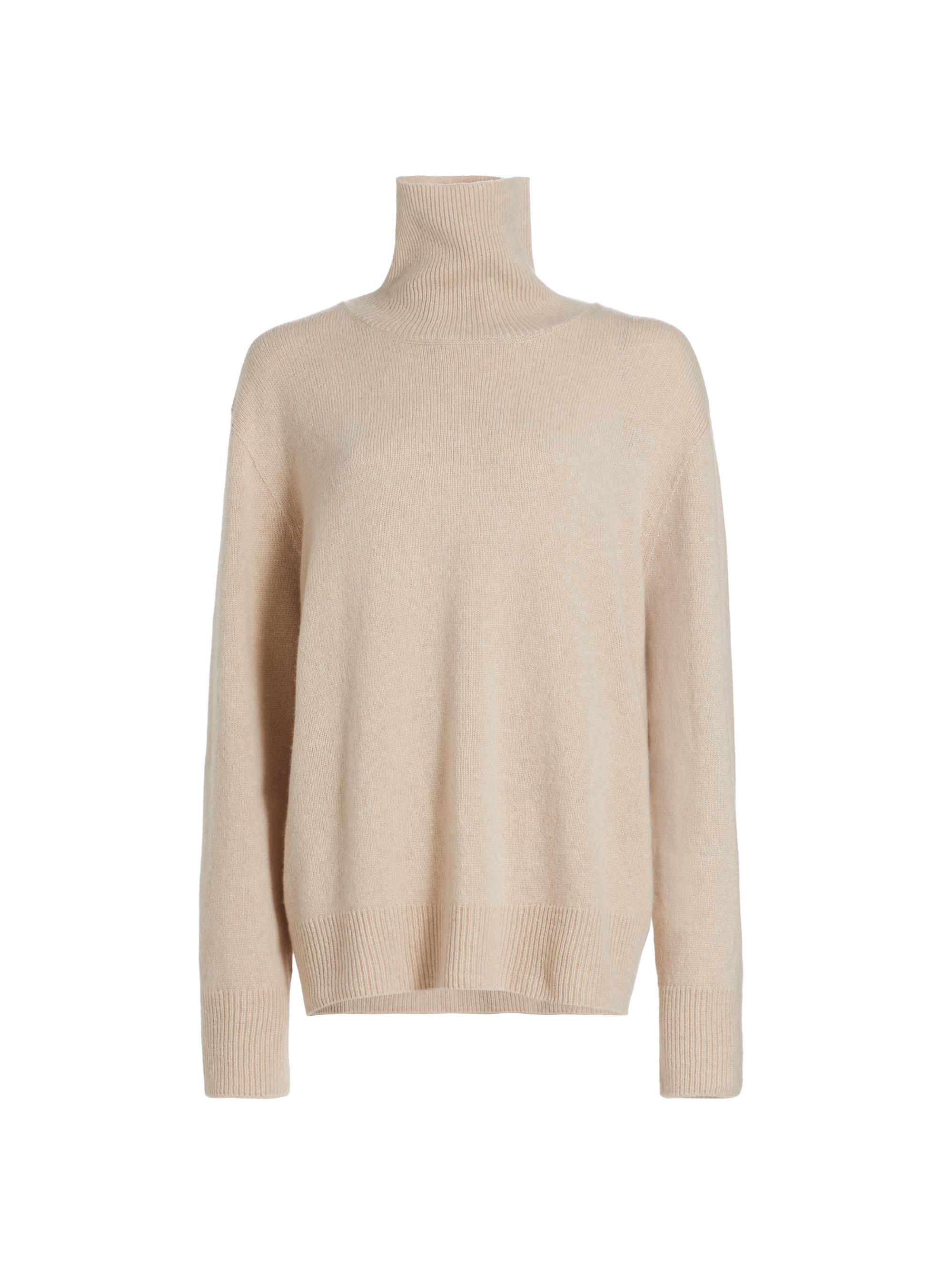 The Row Women's Stepny Wool & Cashmere Turtleneck Top - Sand