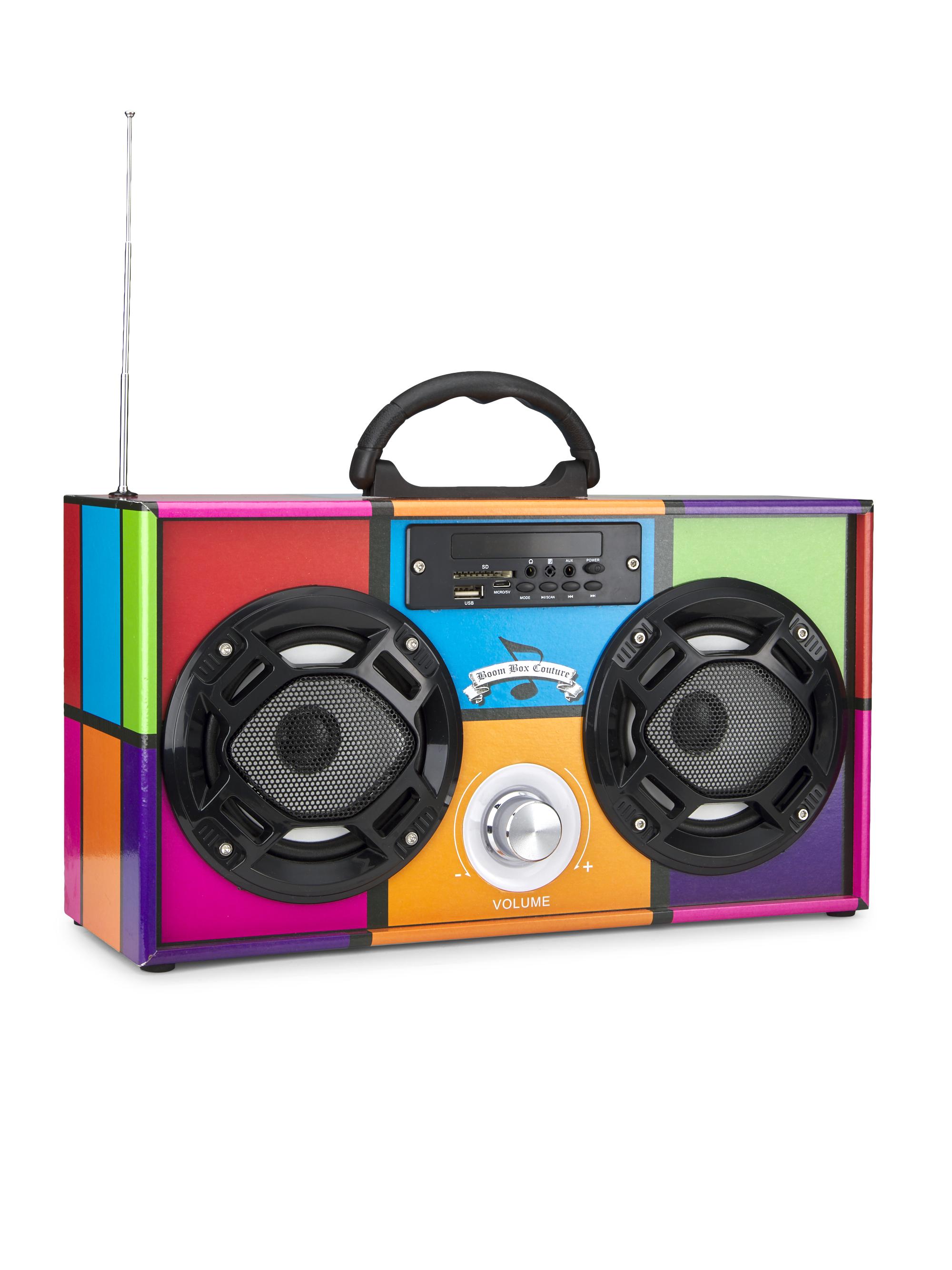 Bumpboxx Freestyle V3S Big Retro Bluetooth Boombox, 49 OFF