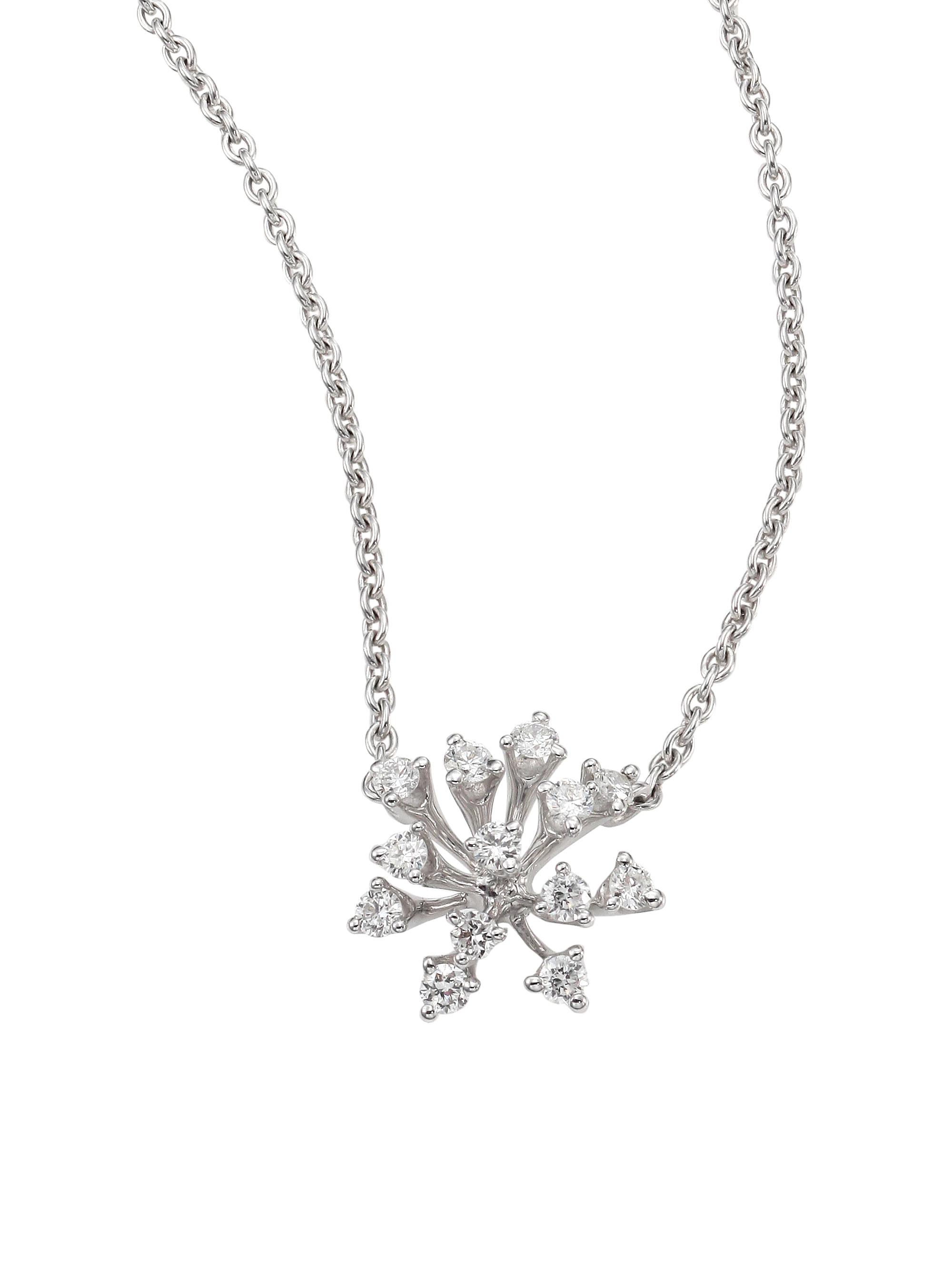 Hueb Women's Luminus 18K White Gold & Diamond Pendant Necklace - White Gold