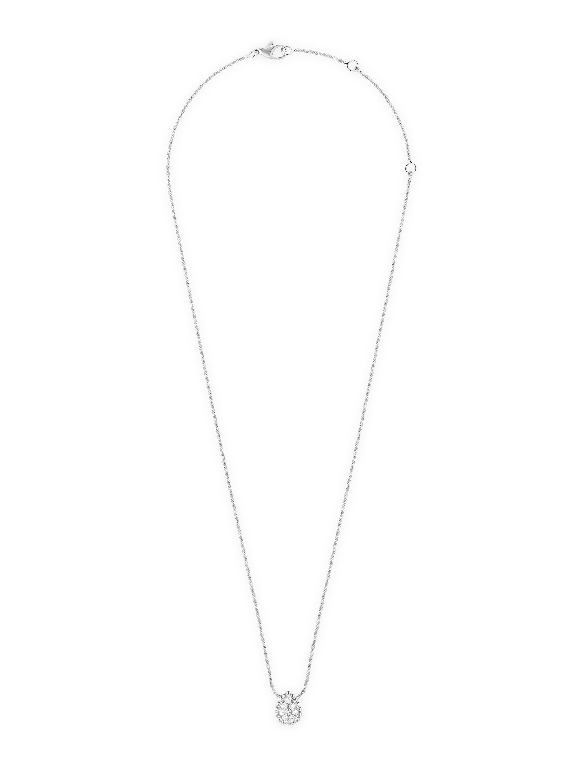 Boucheron Women's Serpent Bohème 18K White Gold & 0.13 TCW Diamond Pendant Necklace - White Gold