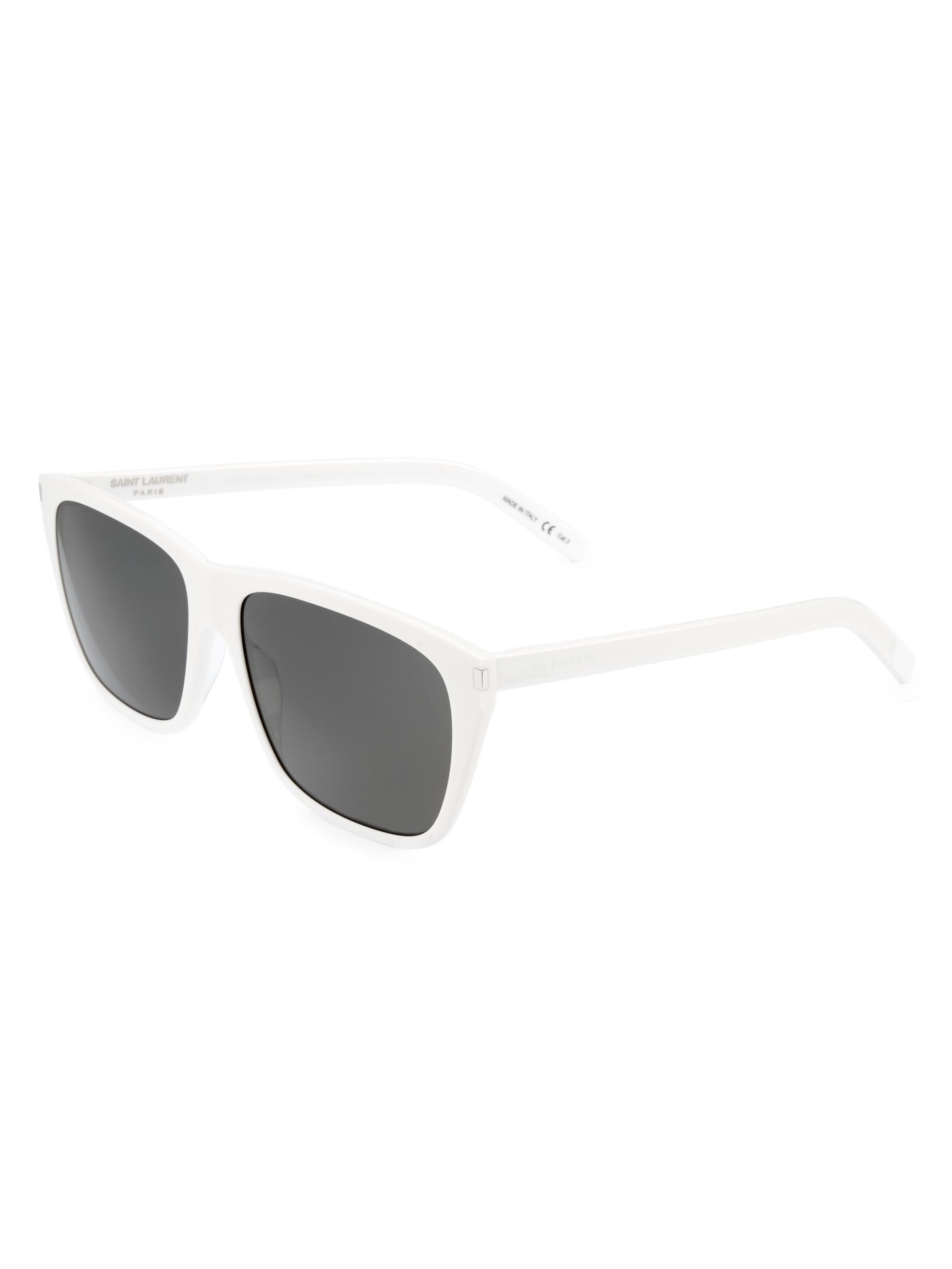 Saint Laurent Men's Classic 57MM Rectangular Sunglasses -