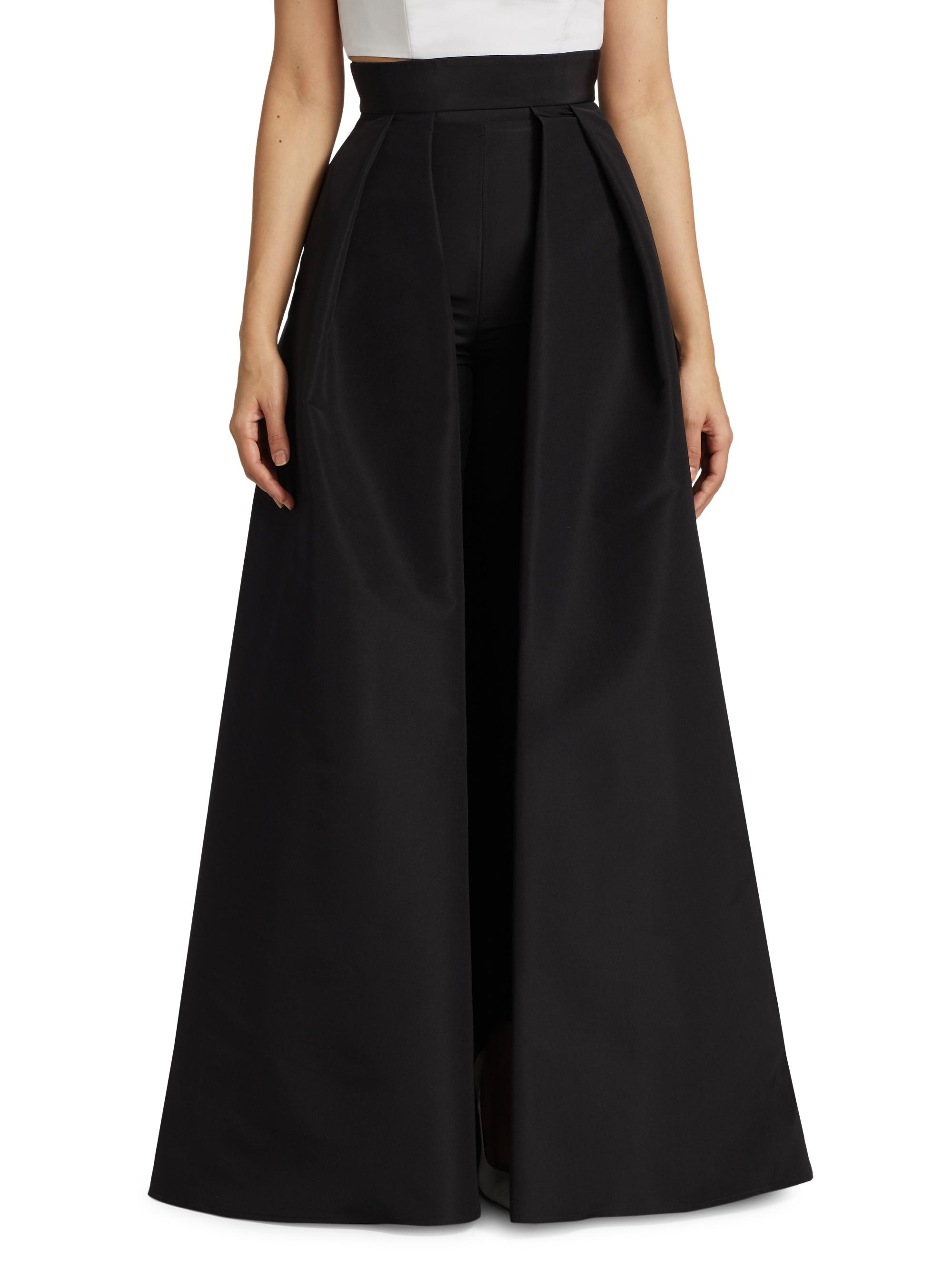 Alexia María Convertible Collection Silk Cigarette Pants & Skirt
