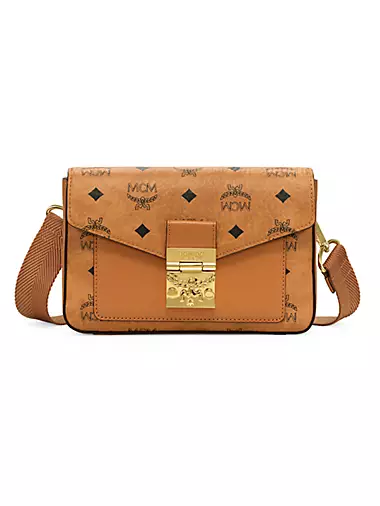 MCM Crossbody Bag Women MWS9SPA21QD Leather Beige Pink 459,38€