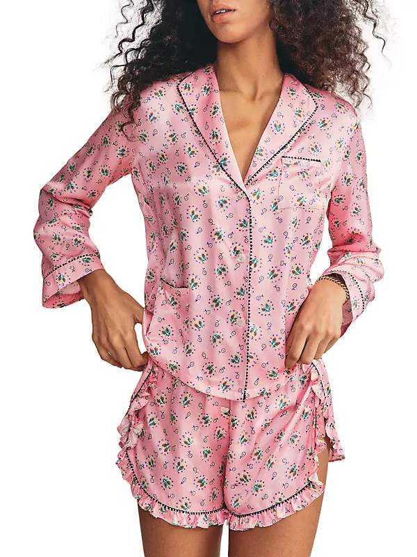 LoveShackFancy x Morgan Lane Mimi 2-Piece Floral Pajama Set