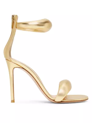 Gianvito Rossi Portofino 85mm leather sandals - Gold