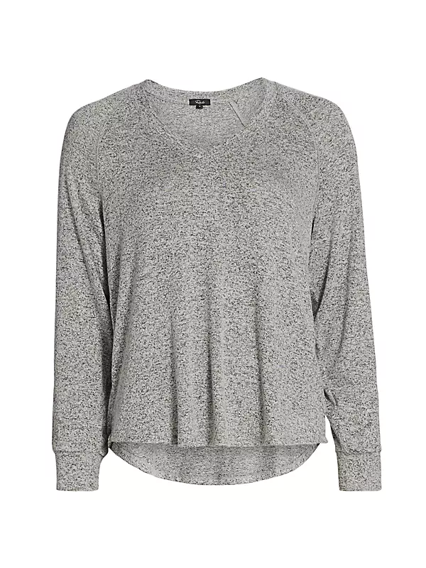 Thalia V-Neck High-Low Sweater