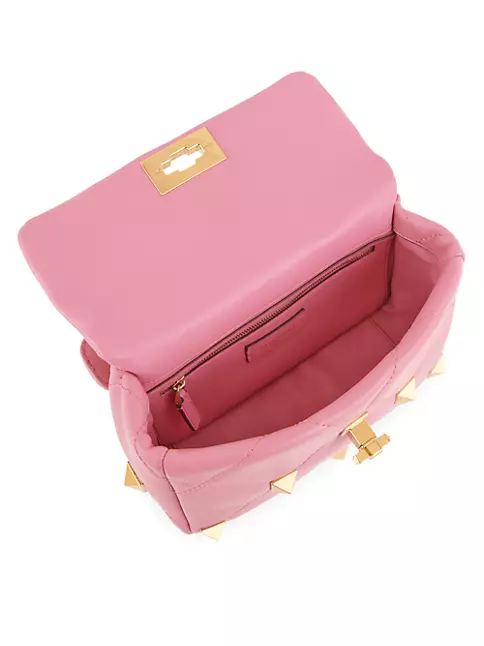 Valentino Garavani Roman Stud Shoulder Bag - Pink Größe One Size