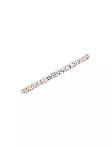 Iconic 18K Yellow Gold & Diamond Rosée Du Matin Stackable Ring