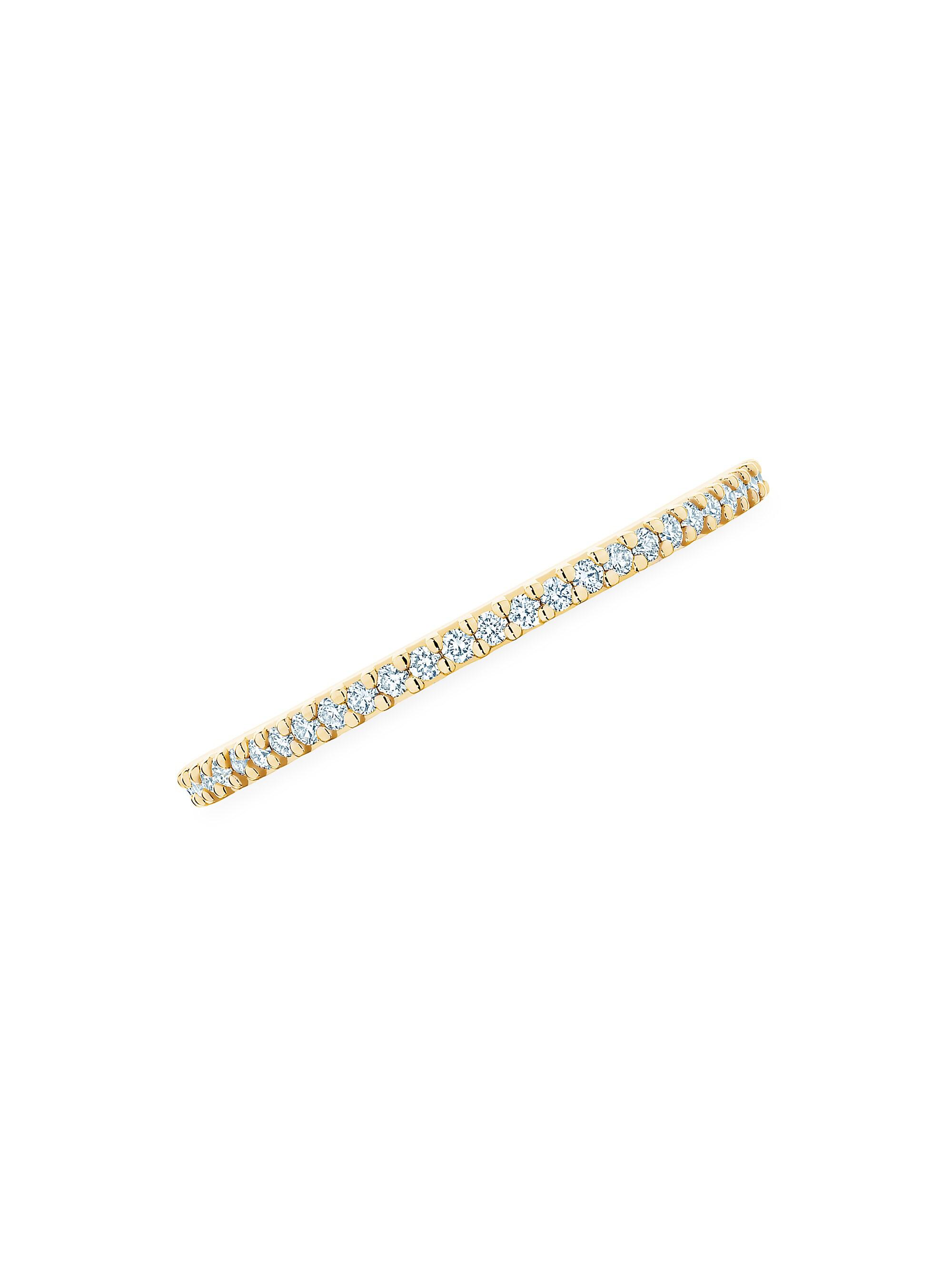 Birks Women's Iconic 18K Yellow Gold & Diamond Rosée Du Matin Stackable Ring - Rose Gold