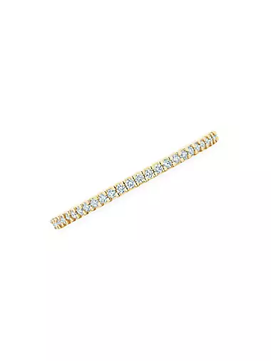 Iconic 18K Yellow Gold & Diamond Rosée Du Matin Stackable Ring