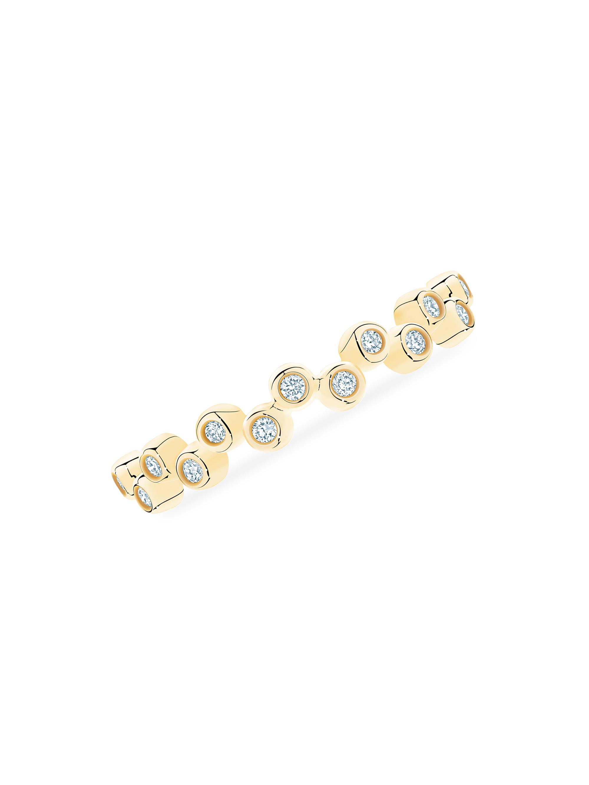 Birks Women's Iconic 18K Yellow Gold & Diamond Splash Stackable Ring - Gold