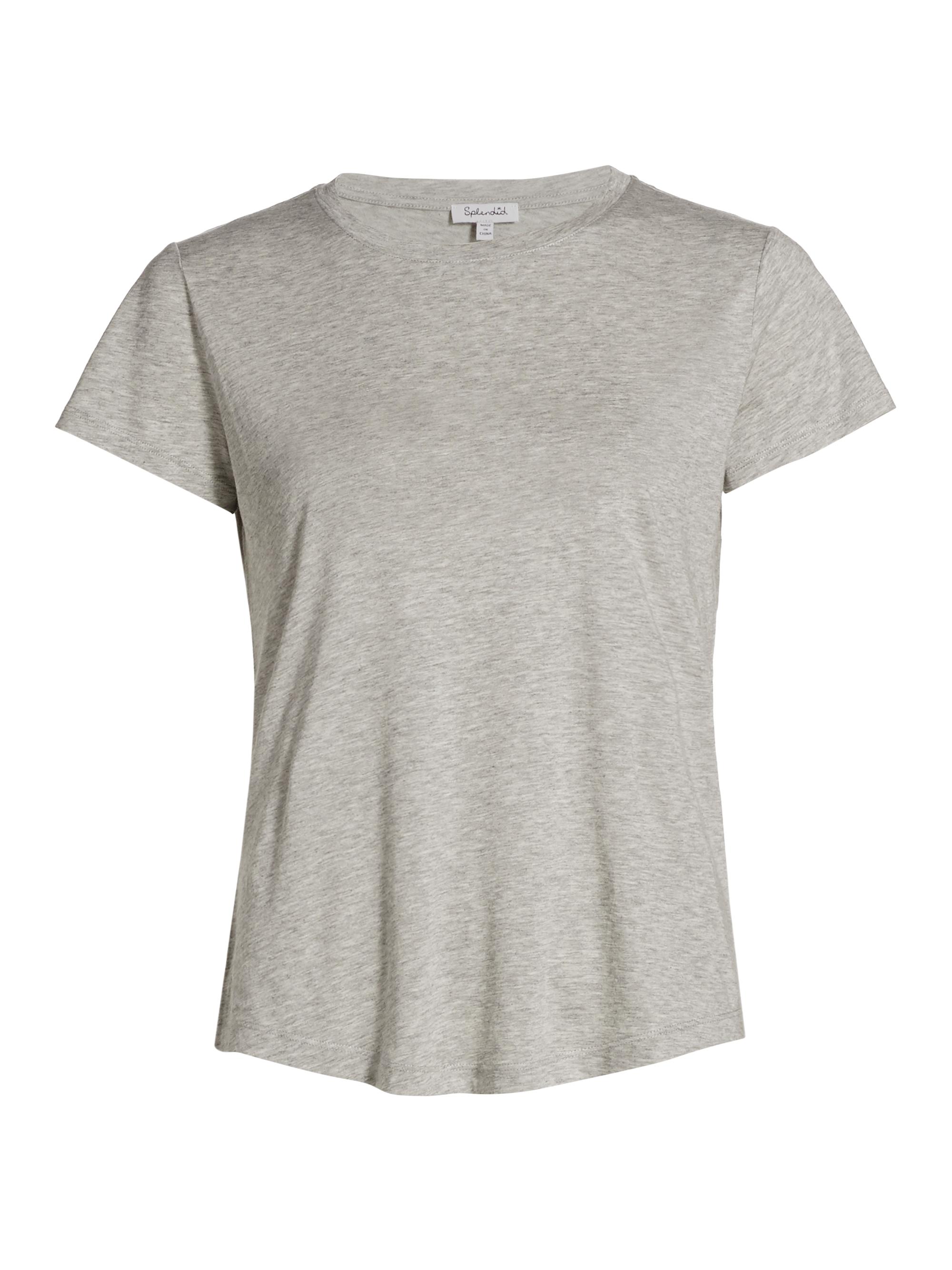 Splendid Women's Abbie Crewneck T-Shirt - Heather Grey