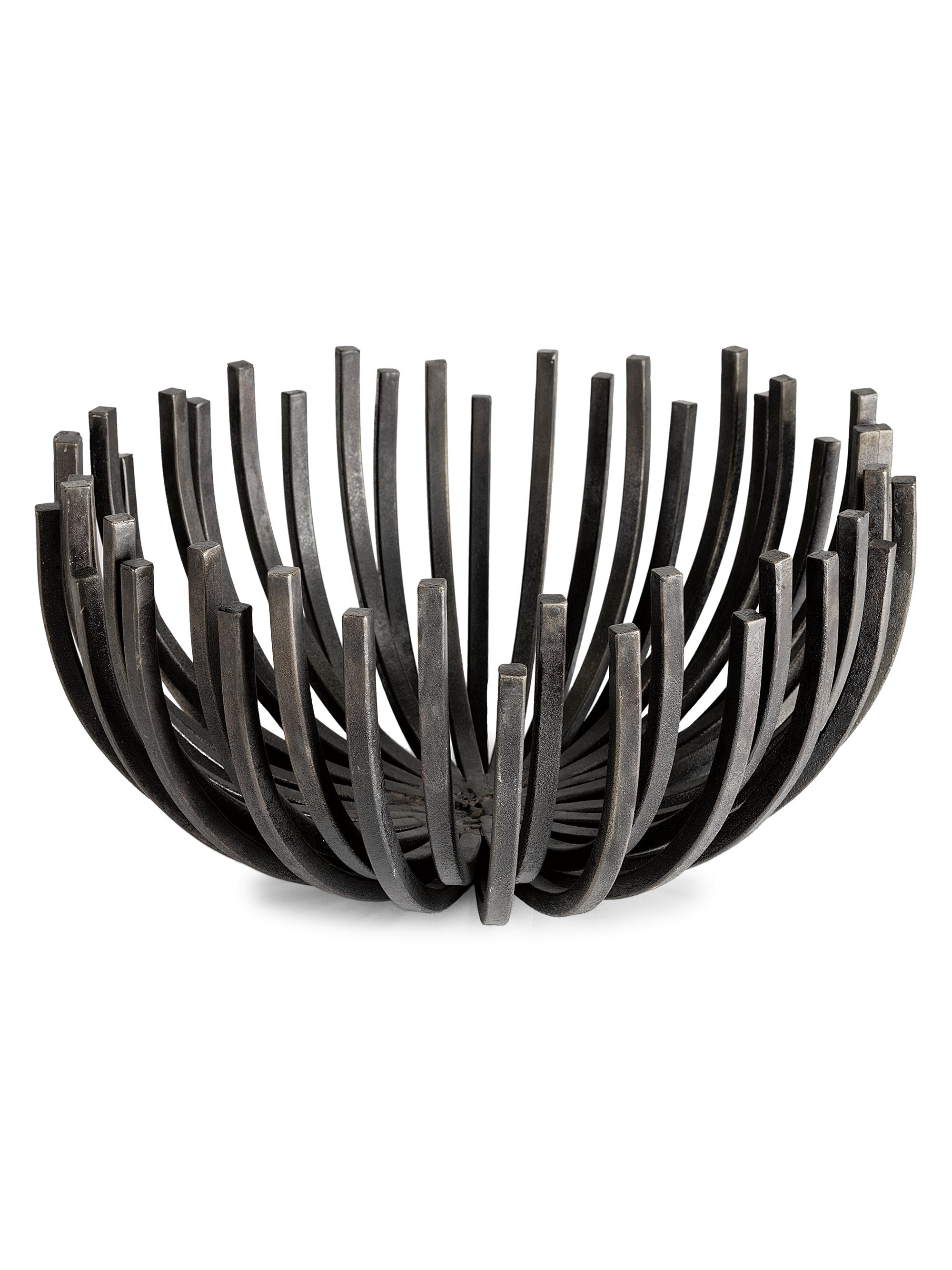 Regina Andrew Webbed Blackened Iron Circle Bowl