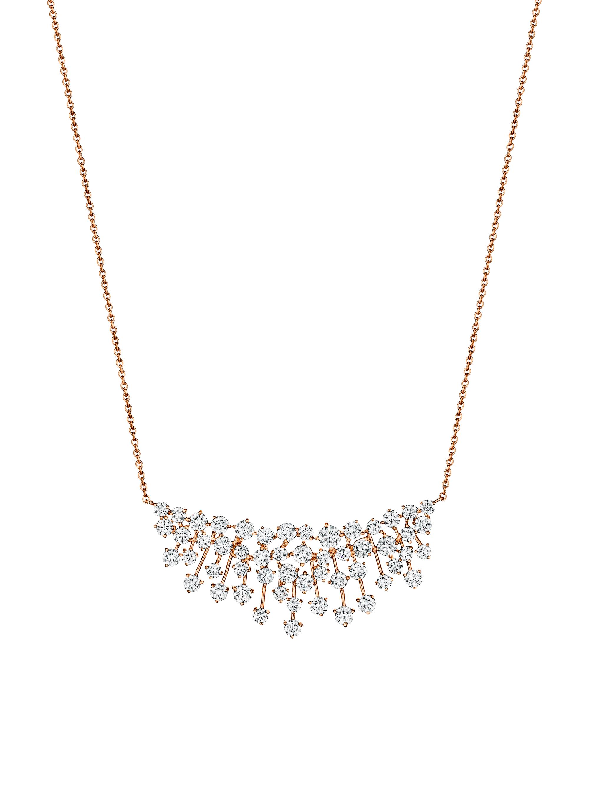 Hueb Women's Luminus 18K Rose Gold & Diamond Cluster Pendant Necklace - Rose Gold