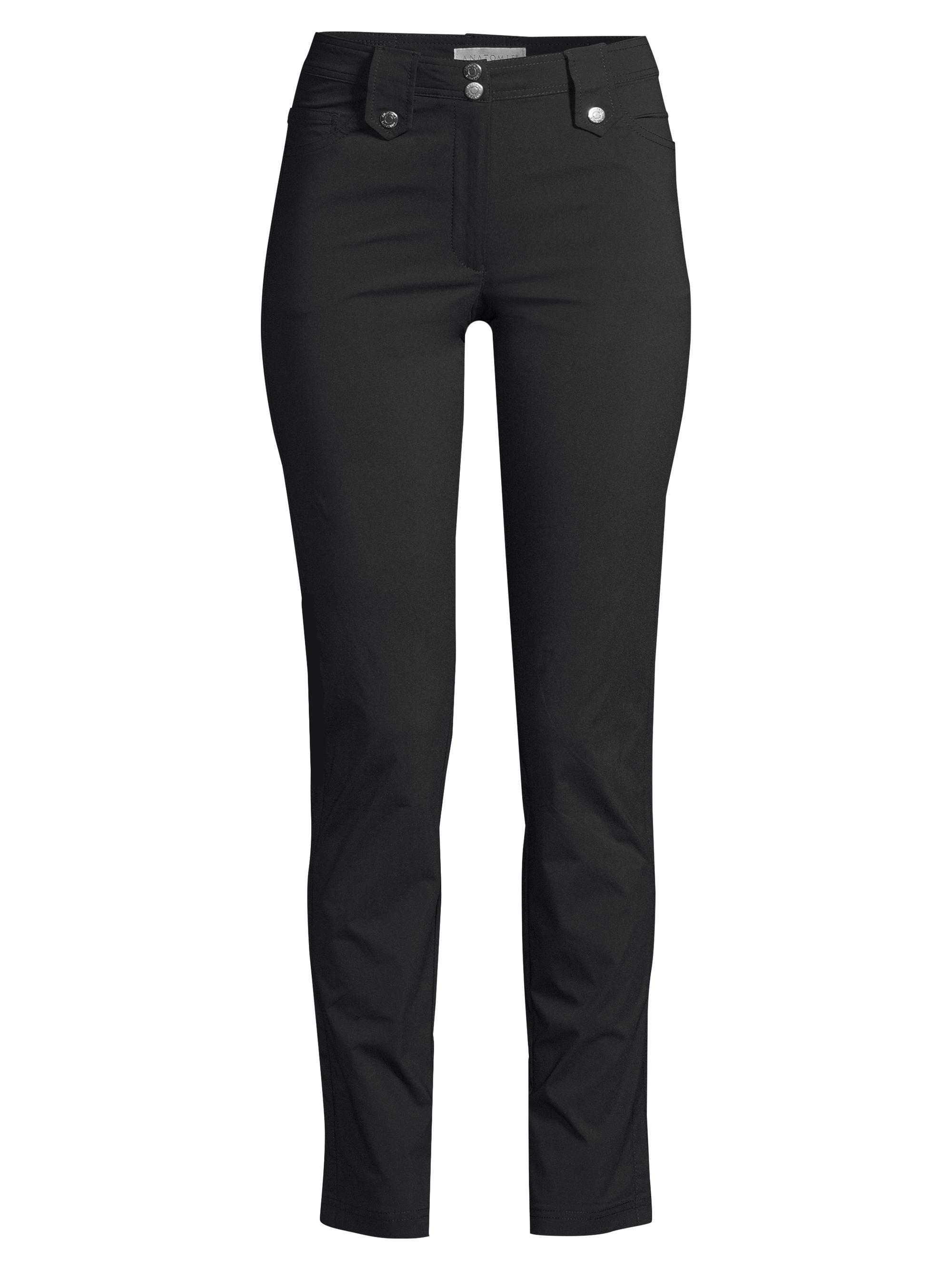 Anatomie Women's Cozy Skyler Fleece Slim Fit Pants - Black