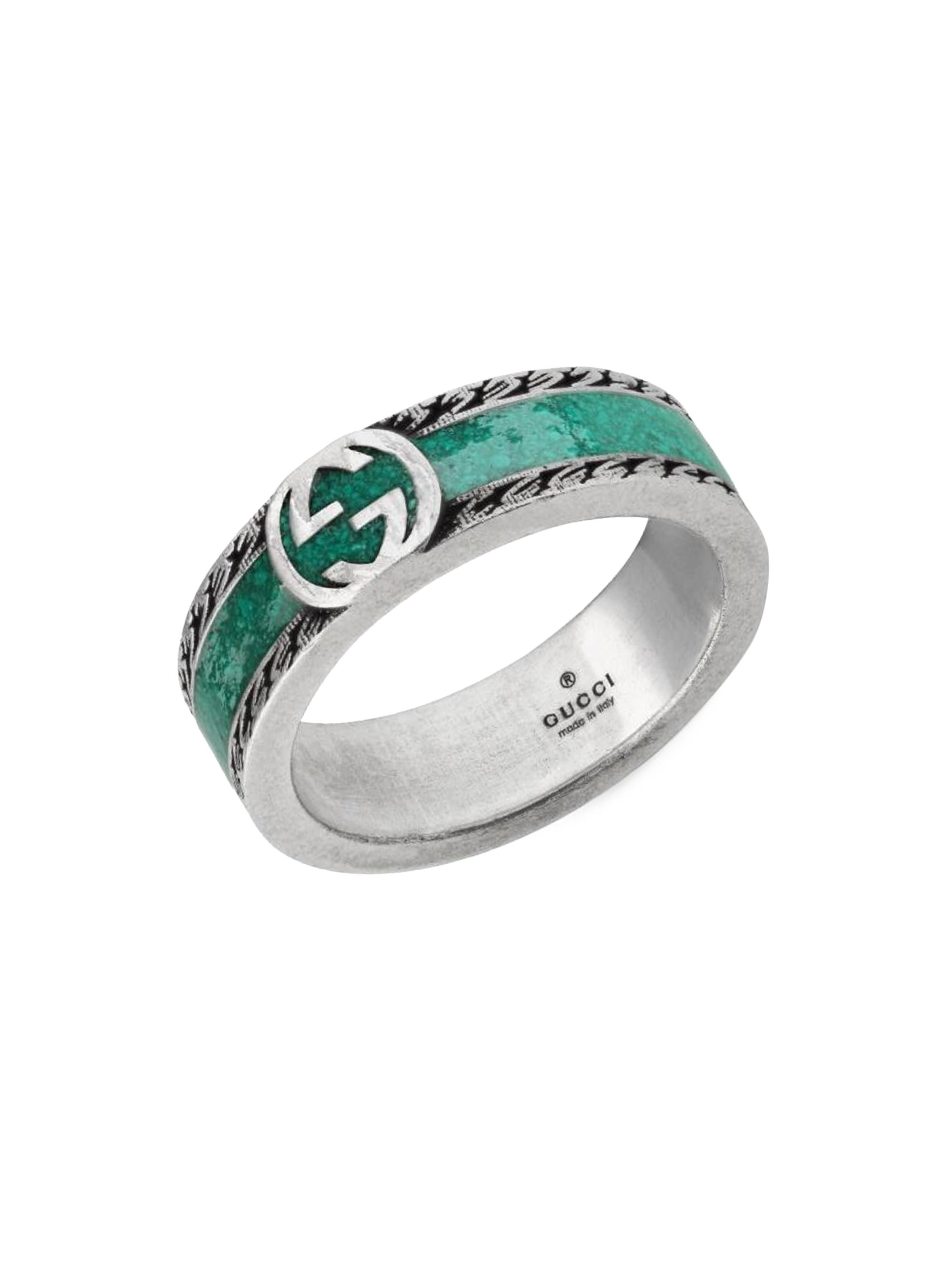 Gucci GG Marmont Sterling Silver Ring | Saks Fifth Avenue