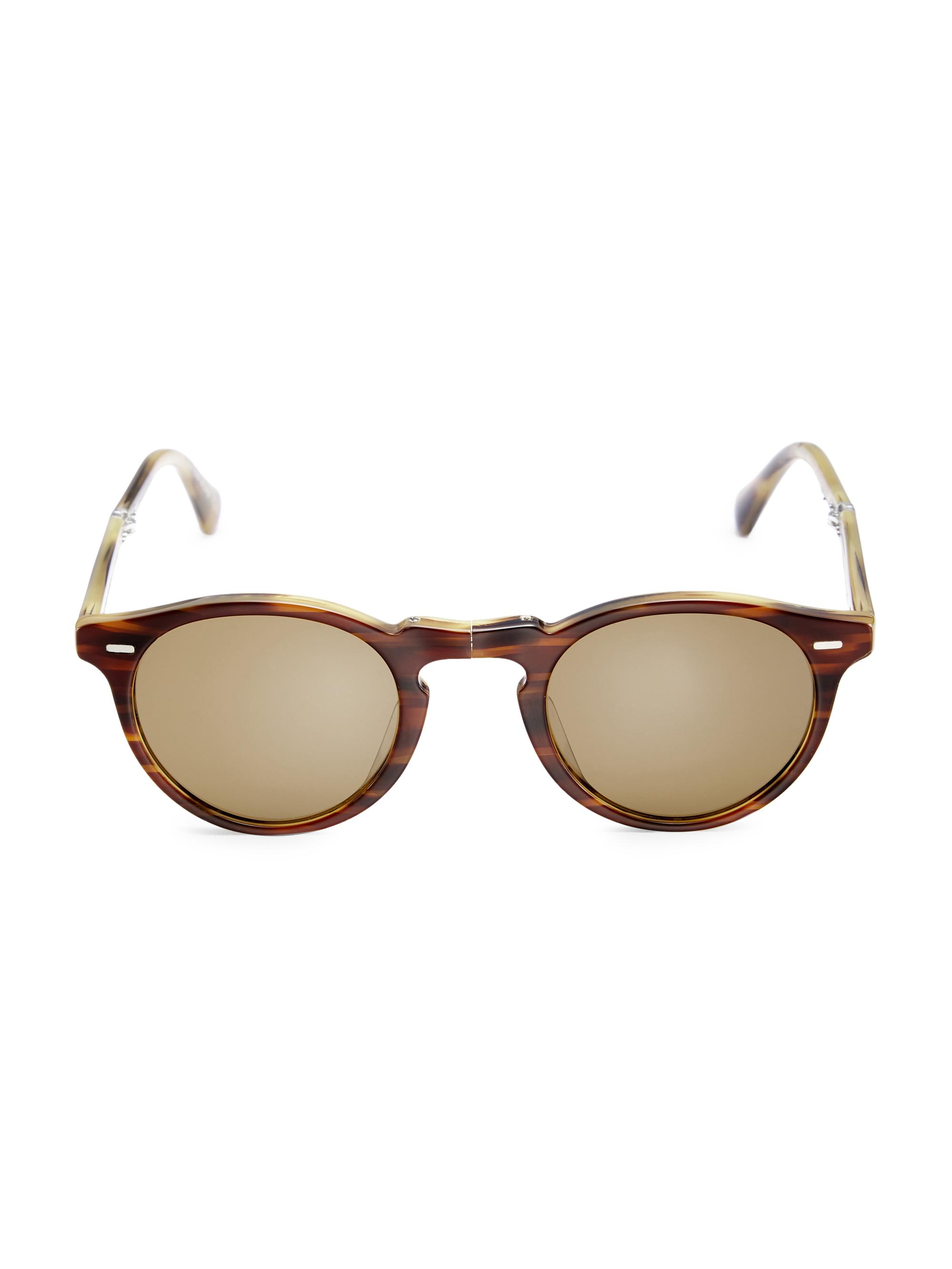 Oliver Peoples Gregory Peck 1962 47MM Phantos Sunglasses | Saks