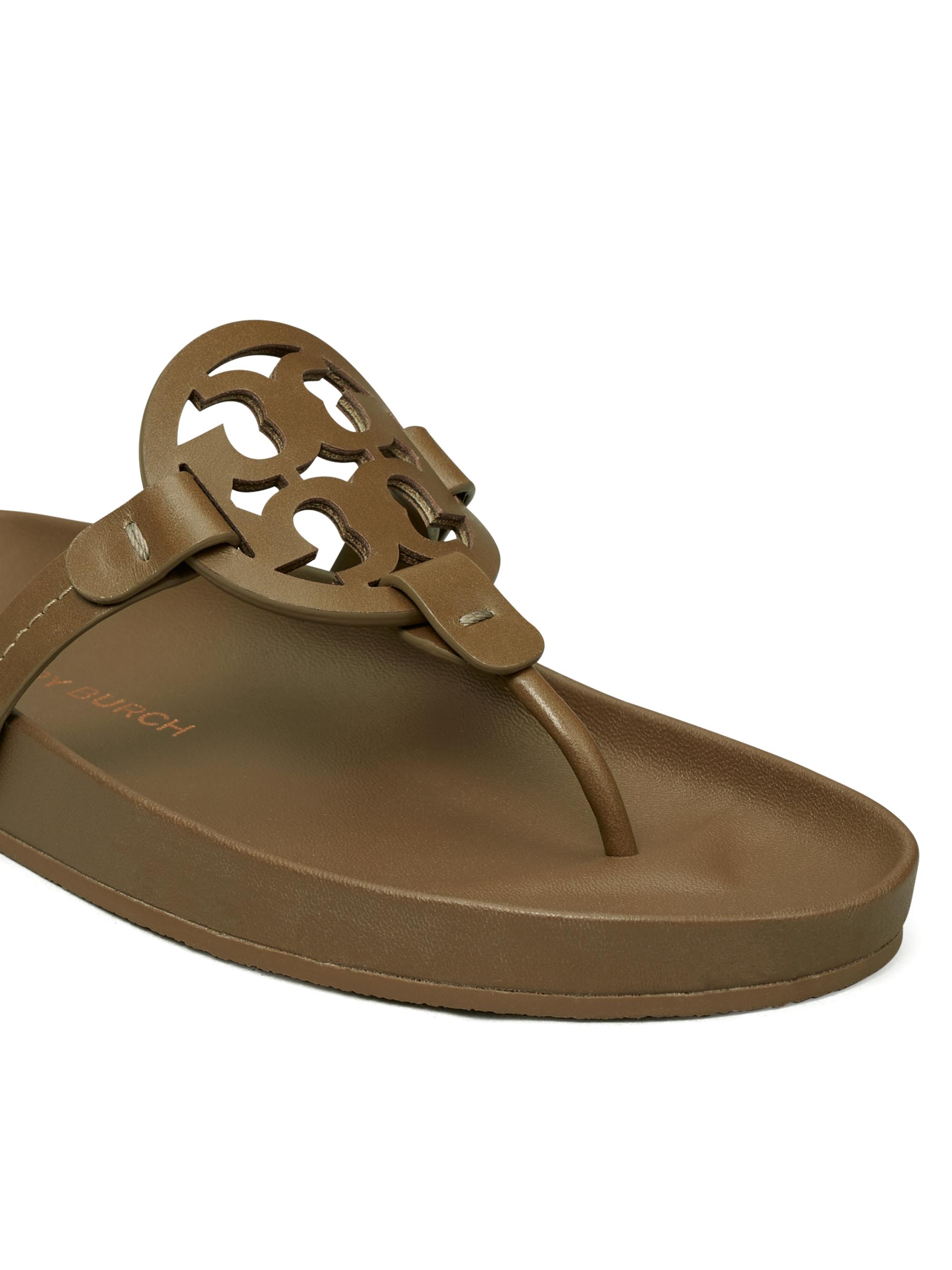 Tory Burch Miller Cloud Leather Thong Sandals | Saks Fifth Avenue