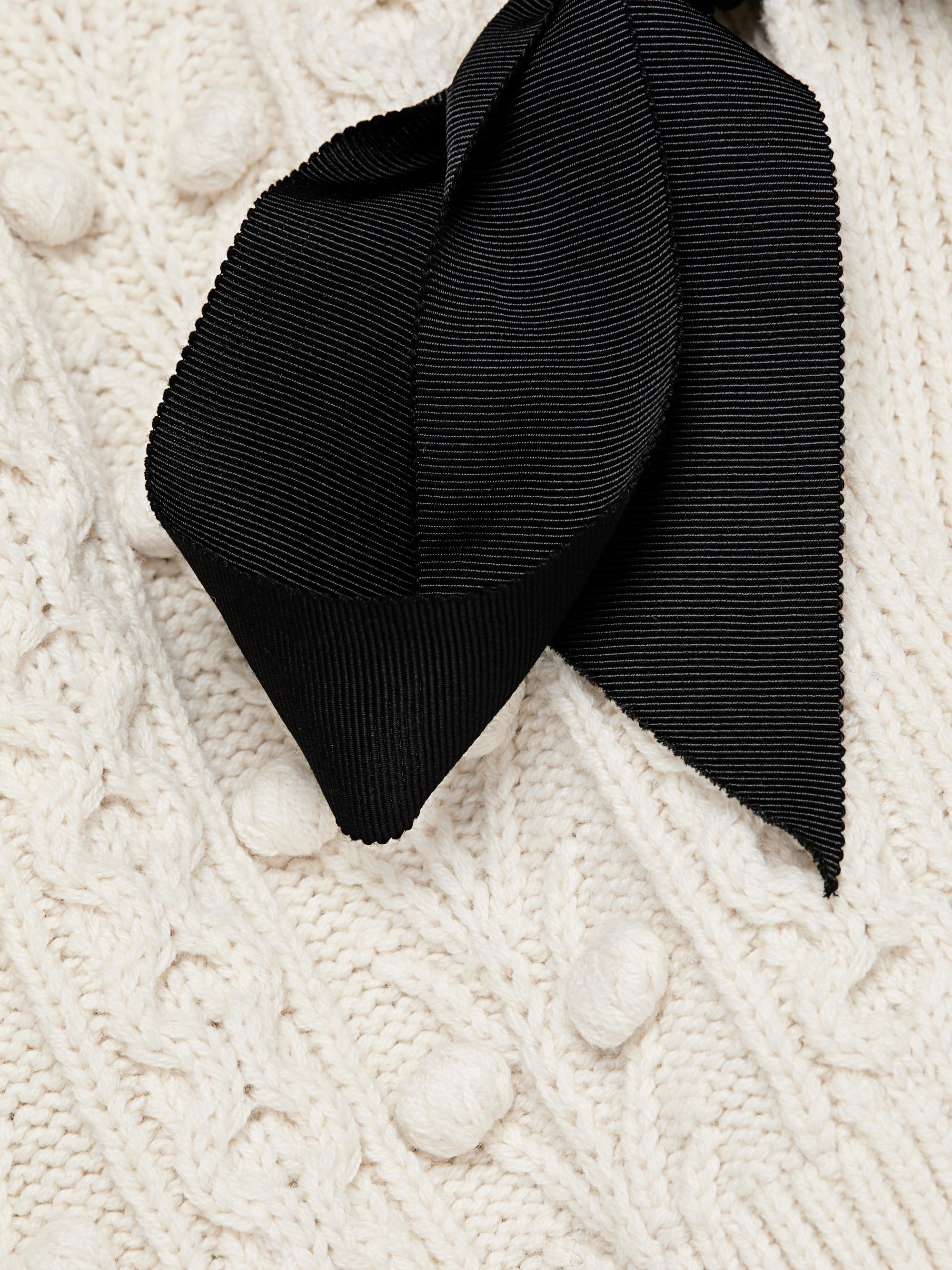 ALICE + OLIVIA Kitty Puff-Sleeve Cardigan | Saks Fifth Avenue