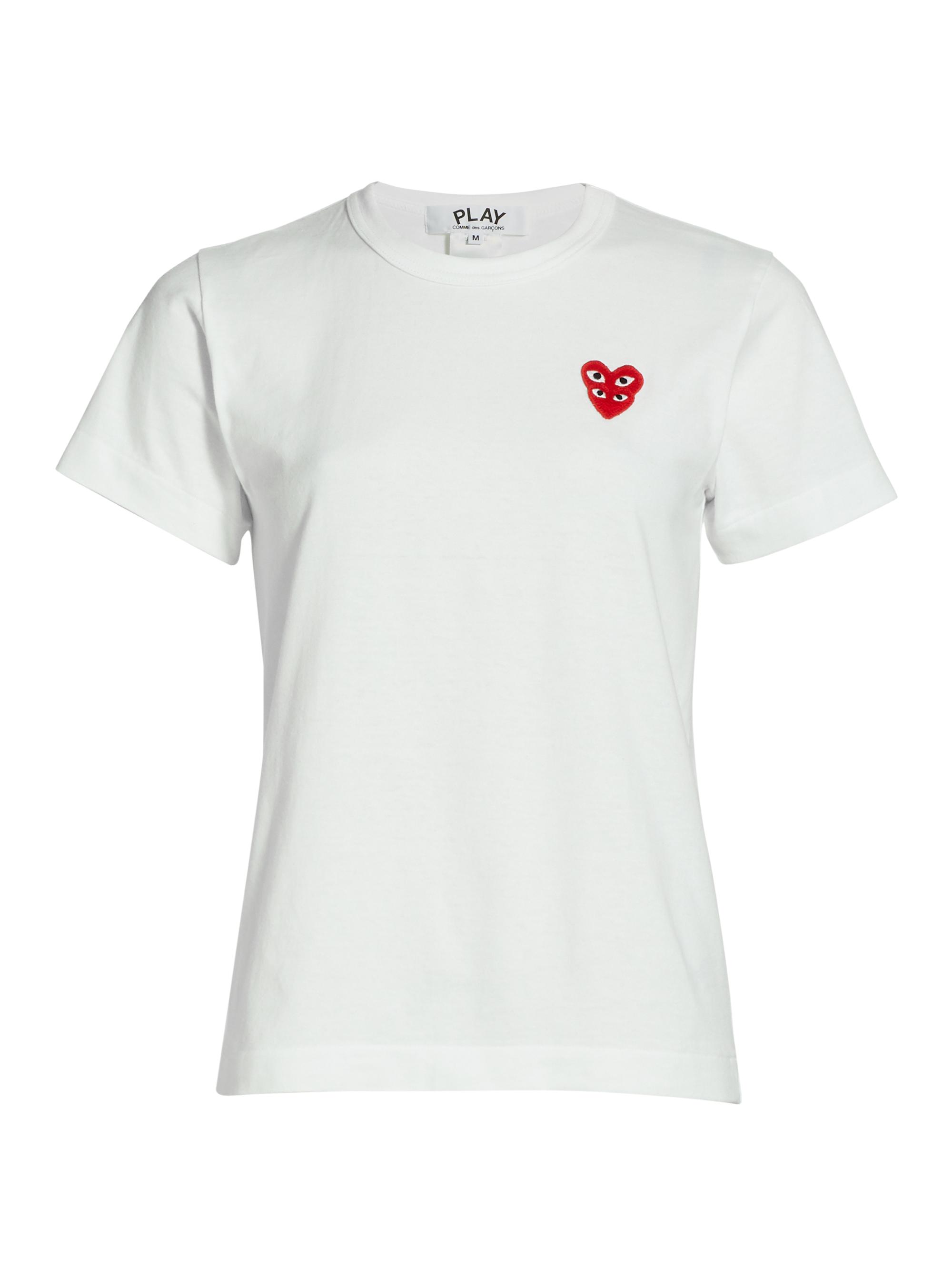 Comme des Garçons PLAY Classic Heart T-Shirt | Saks Fifth Avenue