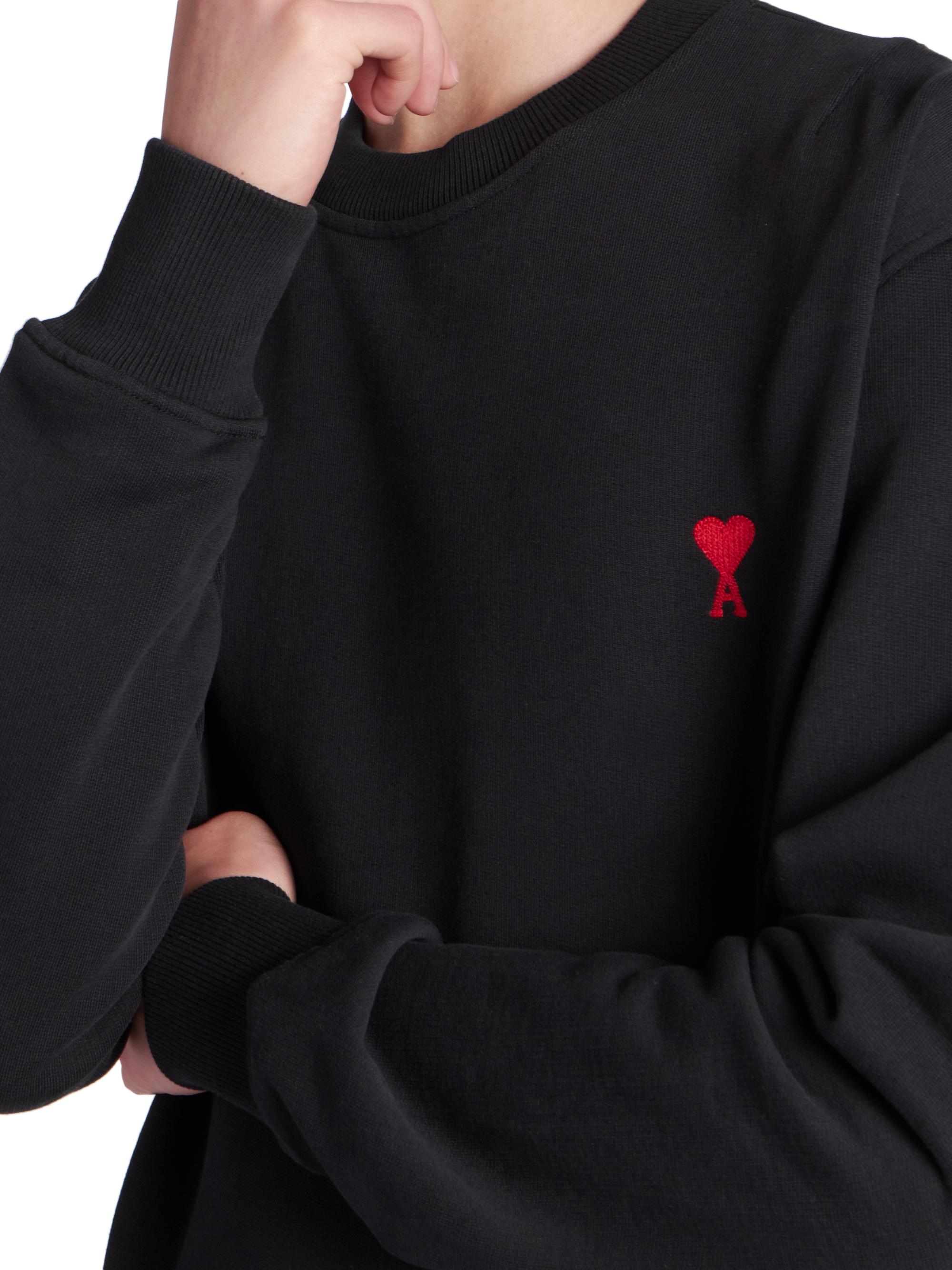 アミ　Contrasted Ami De CŒur Sweatshirt　XS AMI Paris Ami De Coeur Sweatshirt | Saks Fifth Avenue