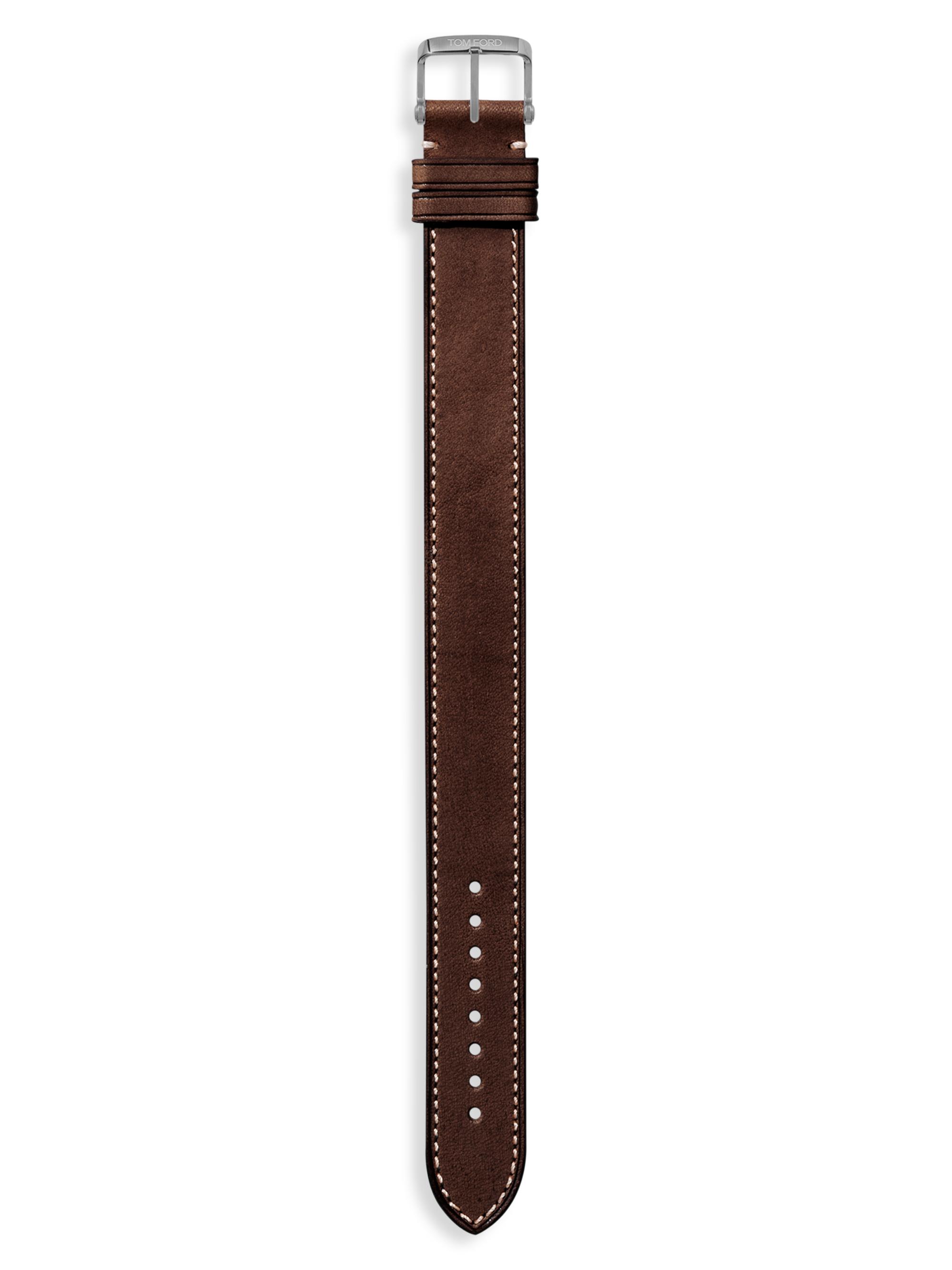 【tom】レザーバンド TOM FORD Classic Leather Watch Strap | Saks Fifth Avenue