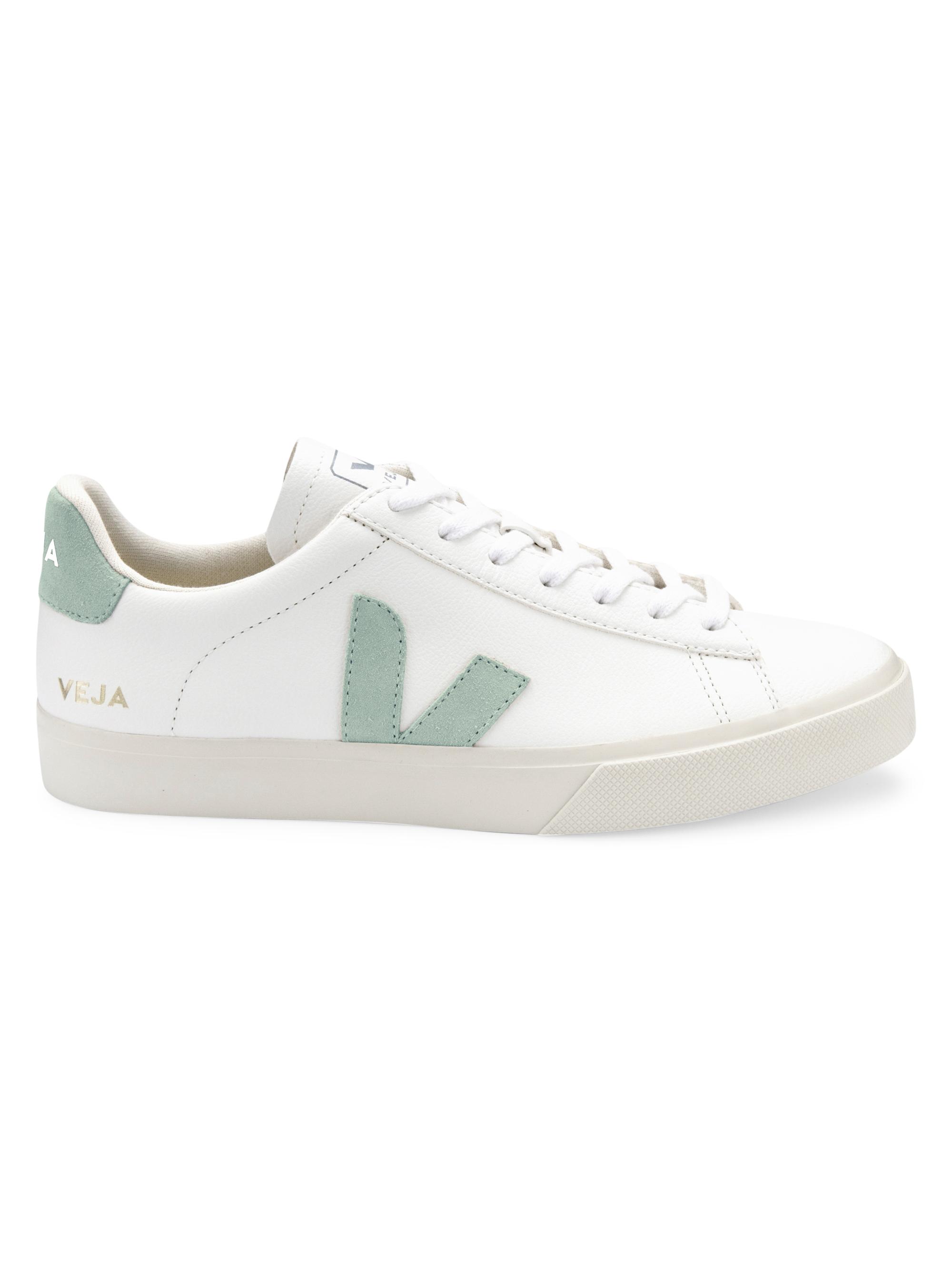 Veja Women's Campo Leather-Trim Low-Top Sneakers Sneakers - Matcha
