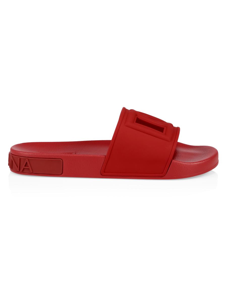 【関税＆送料込み】Dolce & Gabbana Dg Logo Pool Slides Dolce & Gabbana Dg Logo Pool Slides – BALTINI