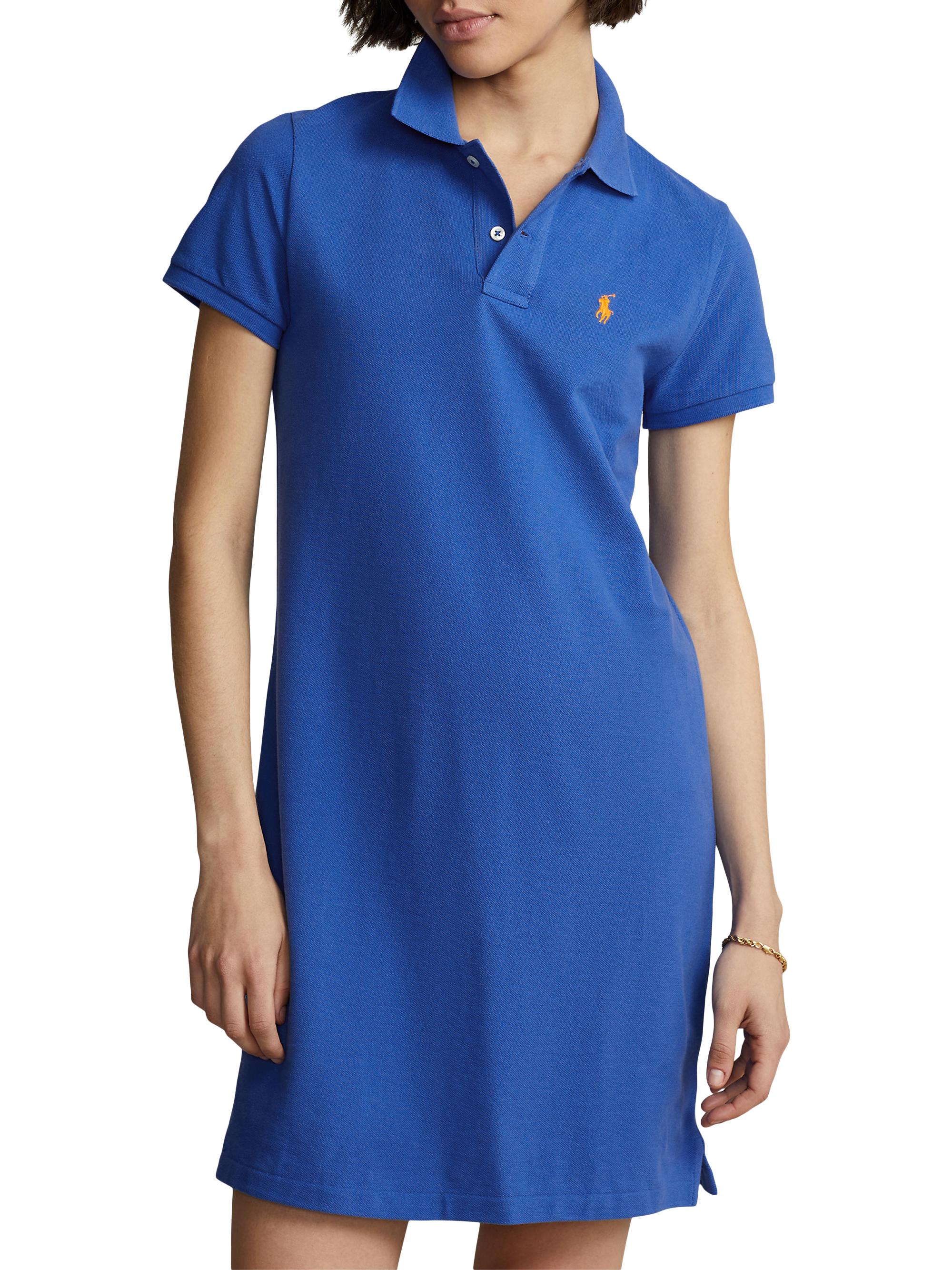 Polo Ralph Lauren Cotton Mesh Short-Sleeve Polo Dress | Saks Fifth
