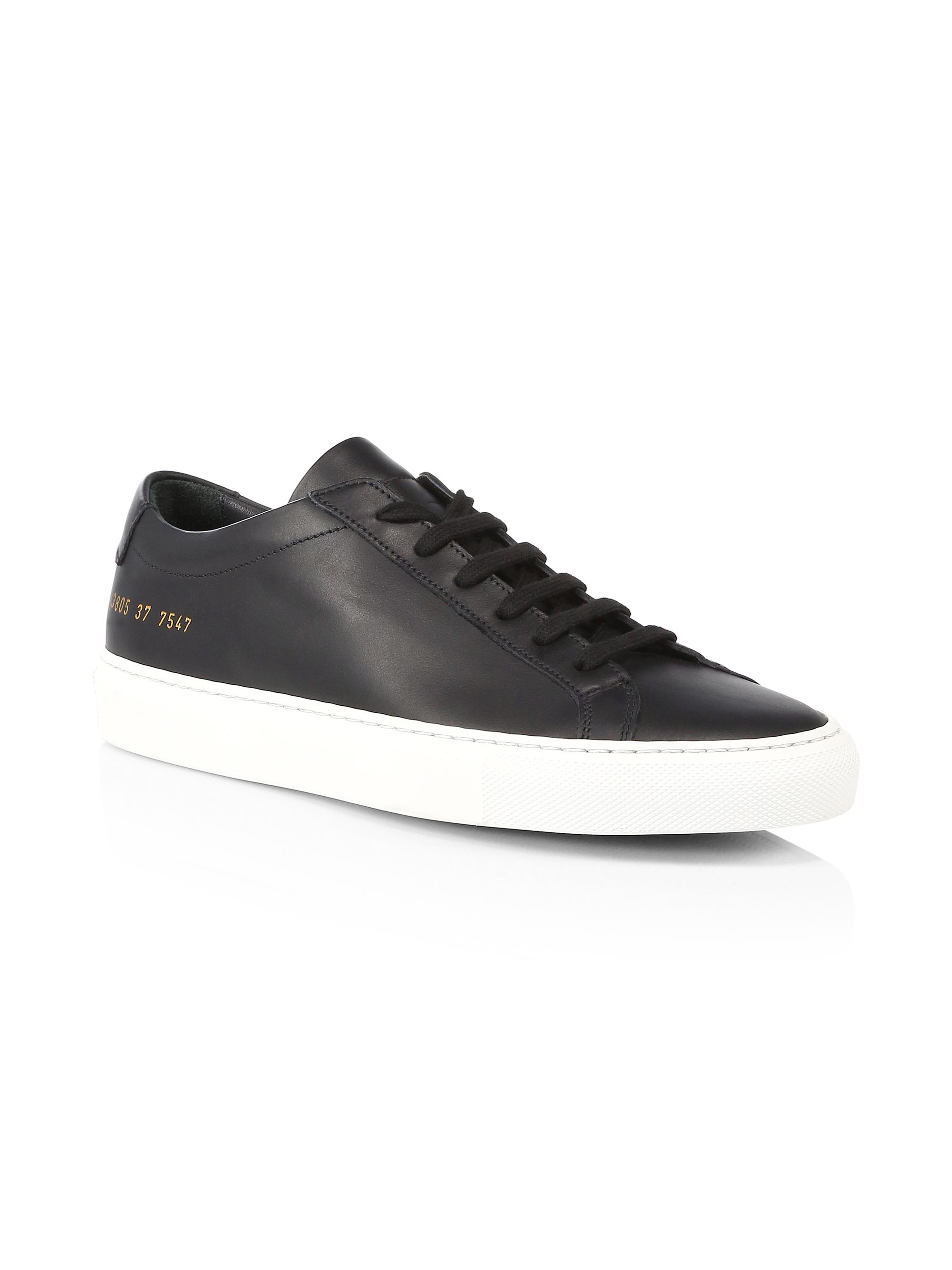 Common Projects Original Achilles Leather Sneakers | Saks Fifth Avenue