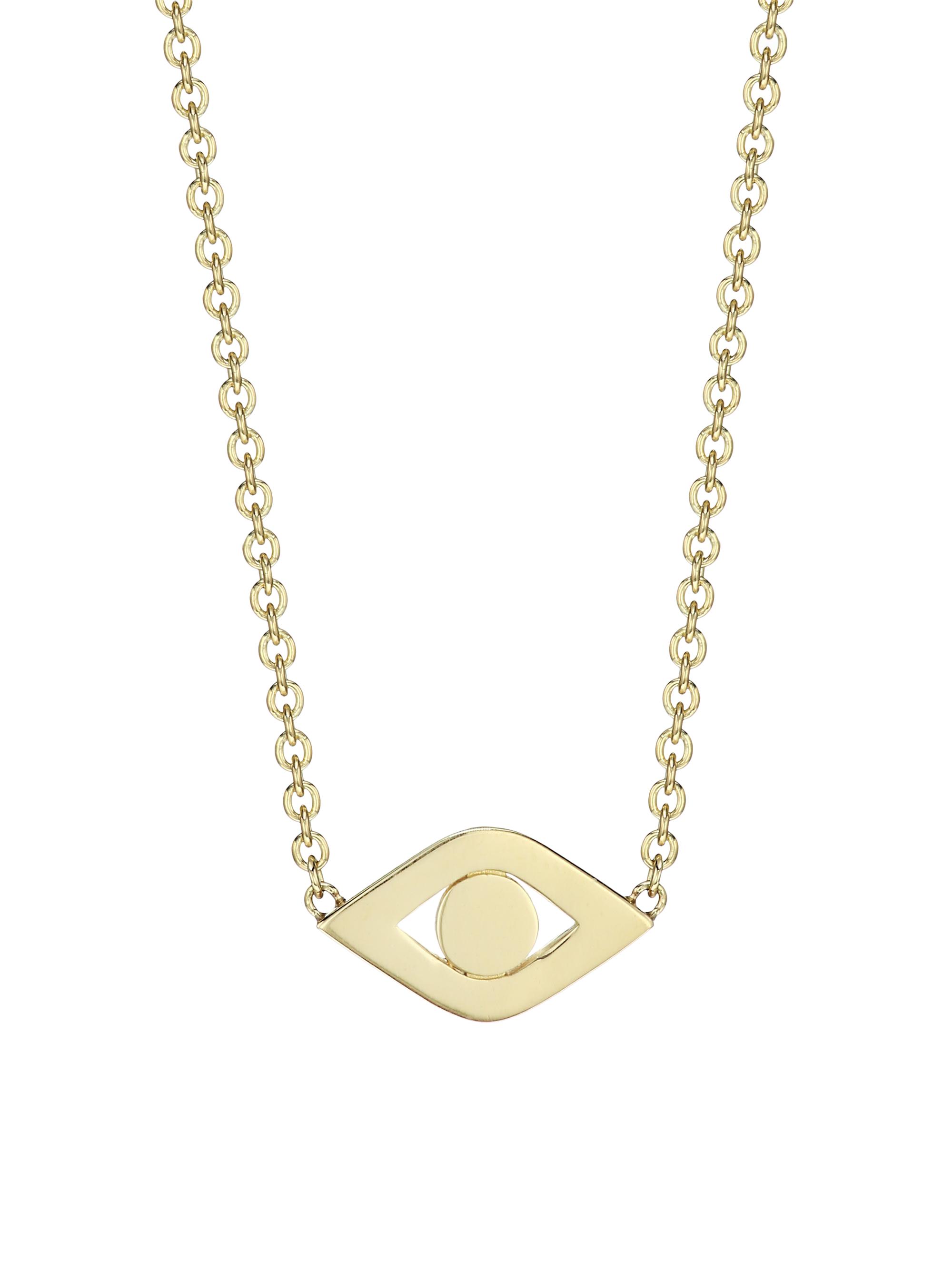 Sydney Evan Women's 14K Yellow Gold  Pure Evil Eye Necklace - Yellow Gold