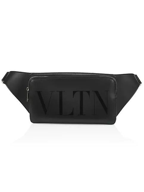 VLTN Canvas Belt Bag in Red - Valentino Garavani