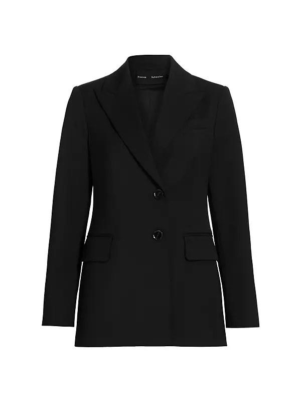 Wool-Blend Suiting Core Blazer