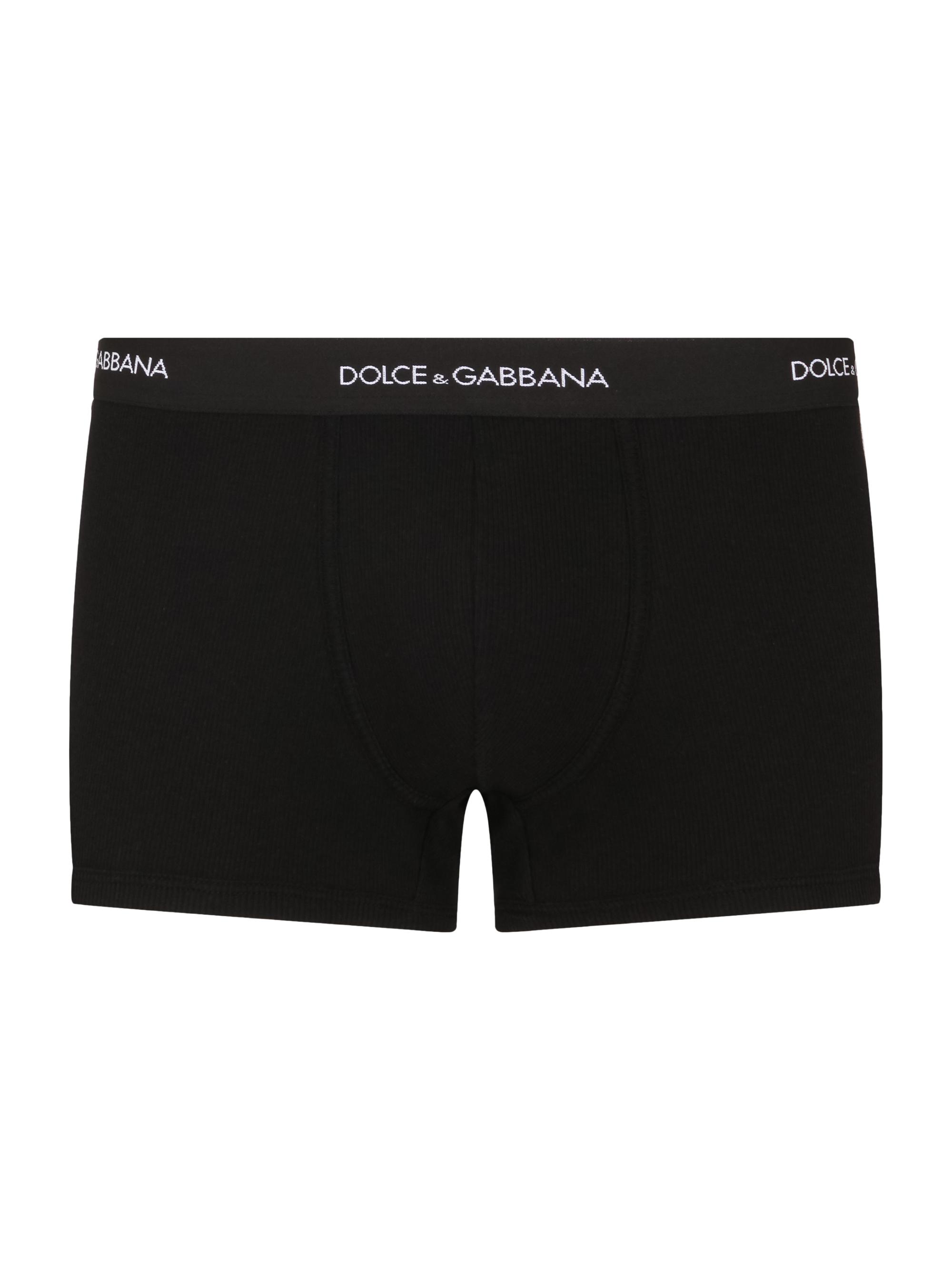 Dolce & Gabbana Men's Logo Boxer Briefs - Black