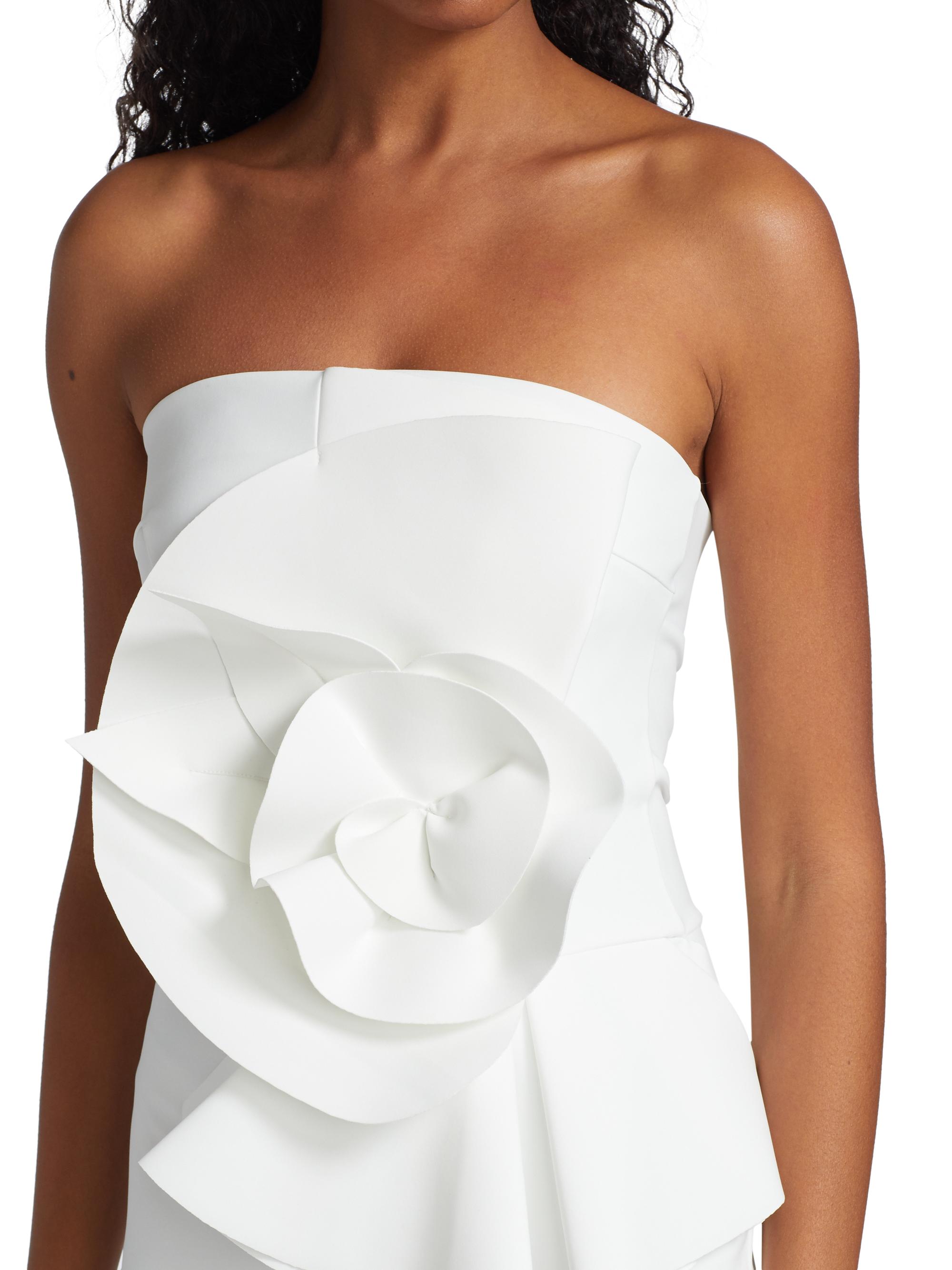 Chiara Boni La Petite Robe Women's Hebe Strapless Ruffle Sheath