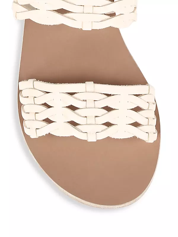 Melia Woven Leather Sandals