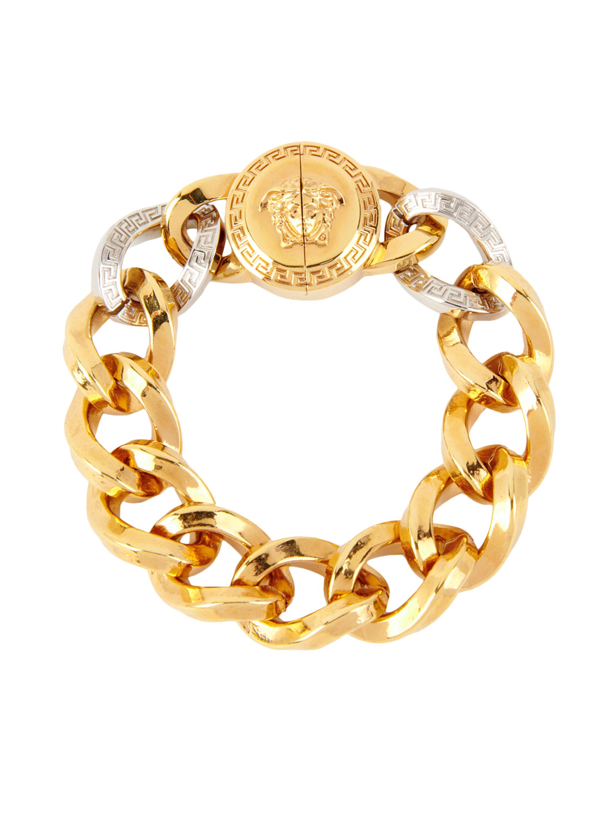 Versace Men's Medusa Chain Bracelet - Gold
