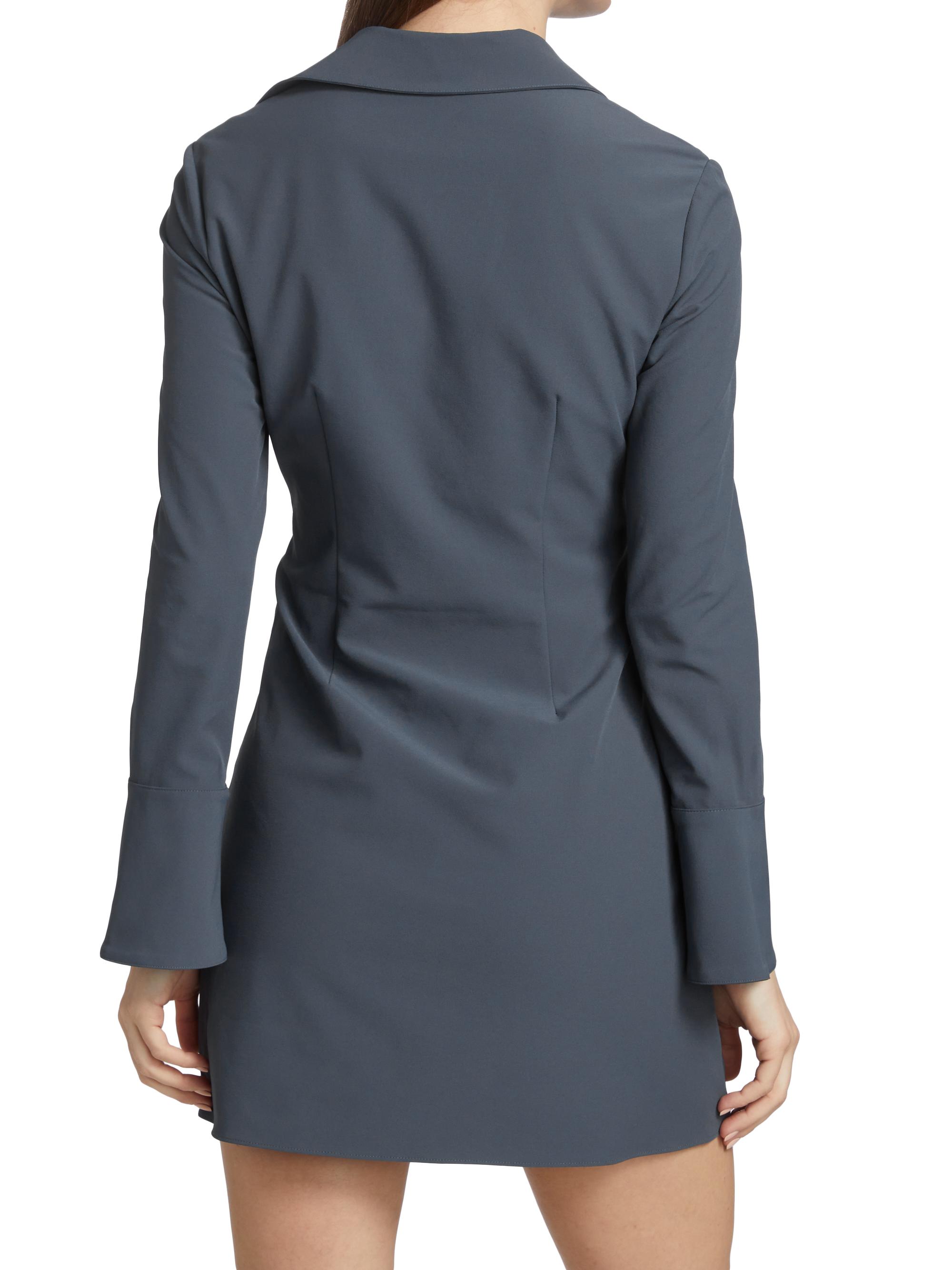 McKenna Knot-Front Shirtdress